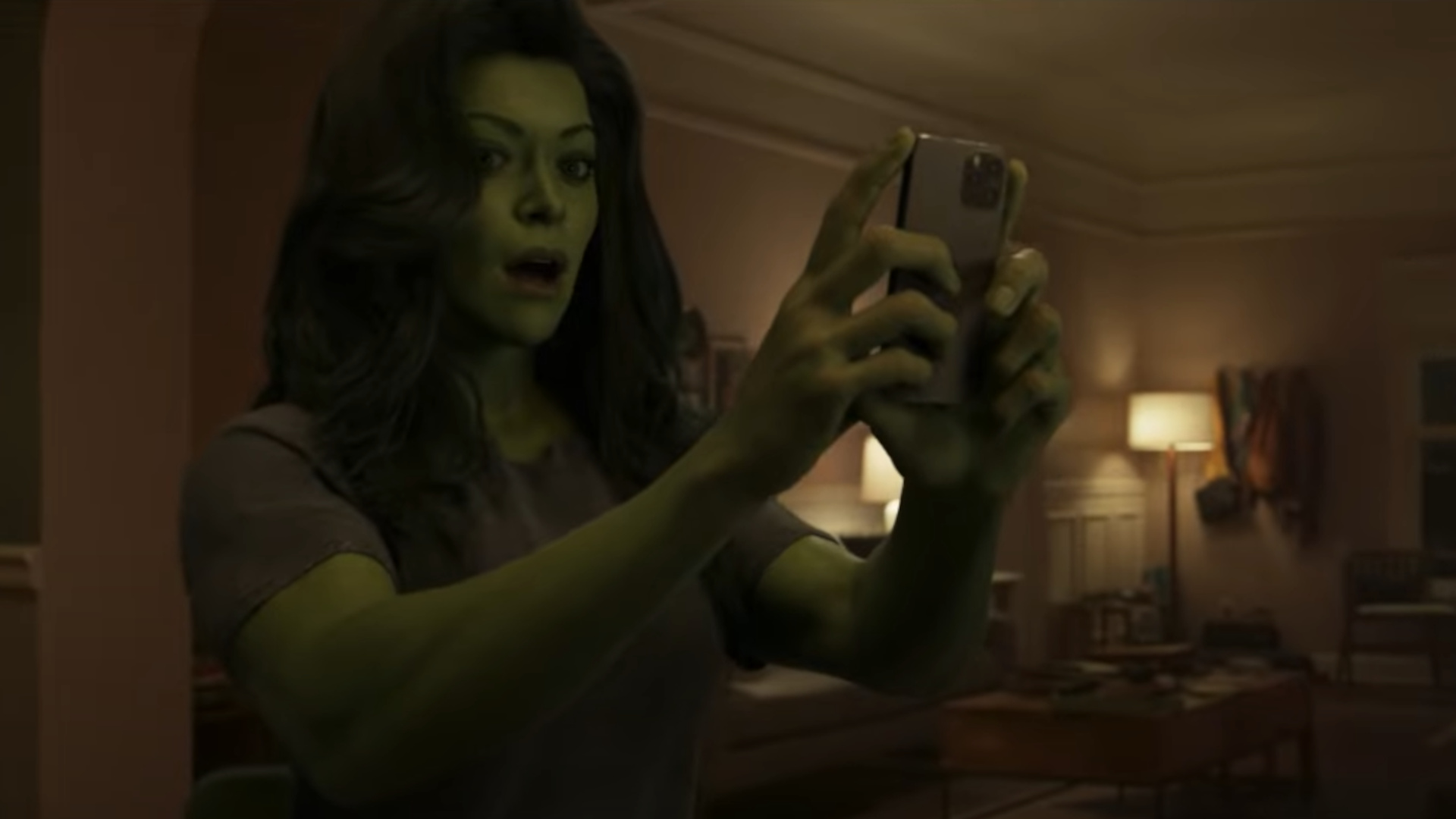 She-Hulk: Attorney at Law (TV Series 2022): Tim Roth, Mark Ruffalo, Tatiana Maslany, Debut in the Marvel Cinematic Universe, Legal justice. 1920x1080 Full HD Wallpaper.