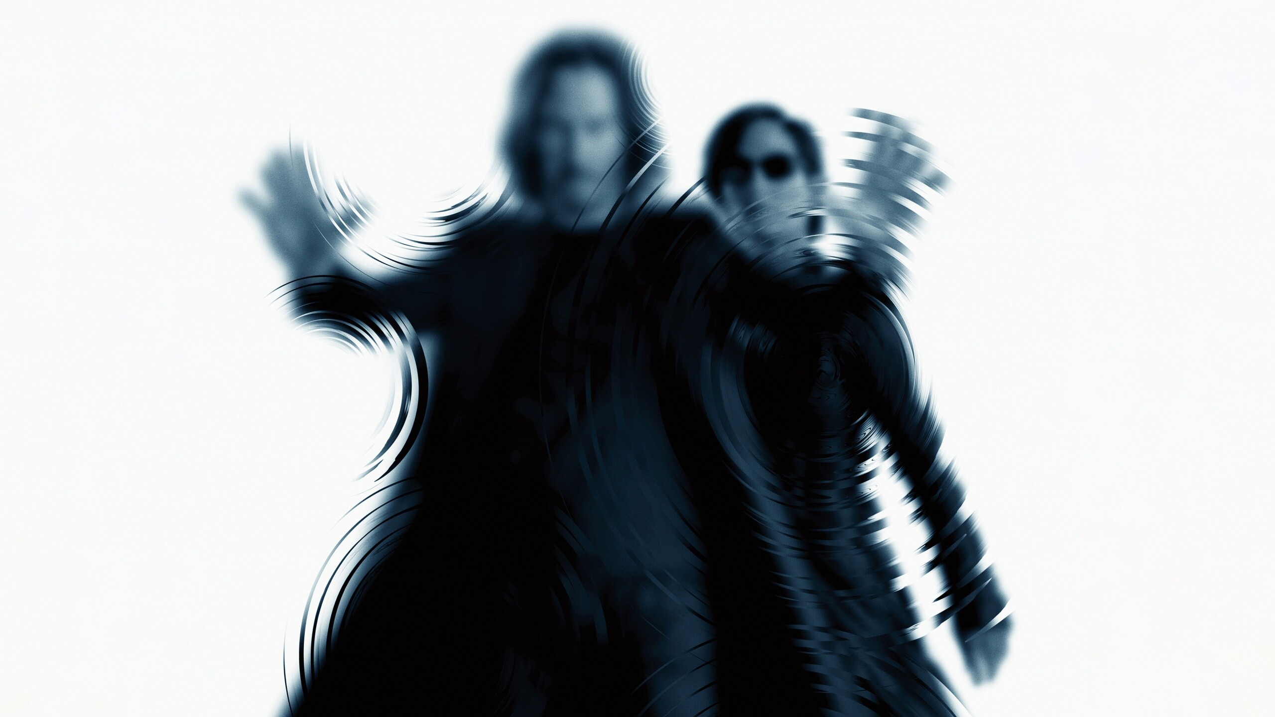 The Matrix Resurrections: Keanu Reeves, Carrie-Anne Moss, Neo, Trinity, 2021 movie. 2560x1440 HD Background.