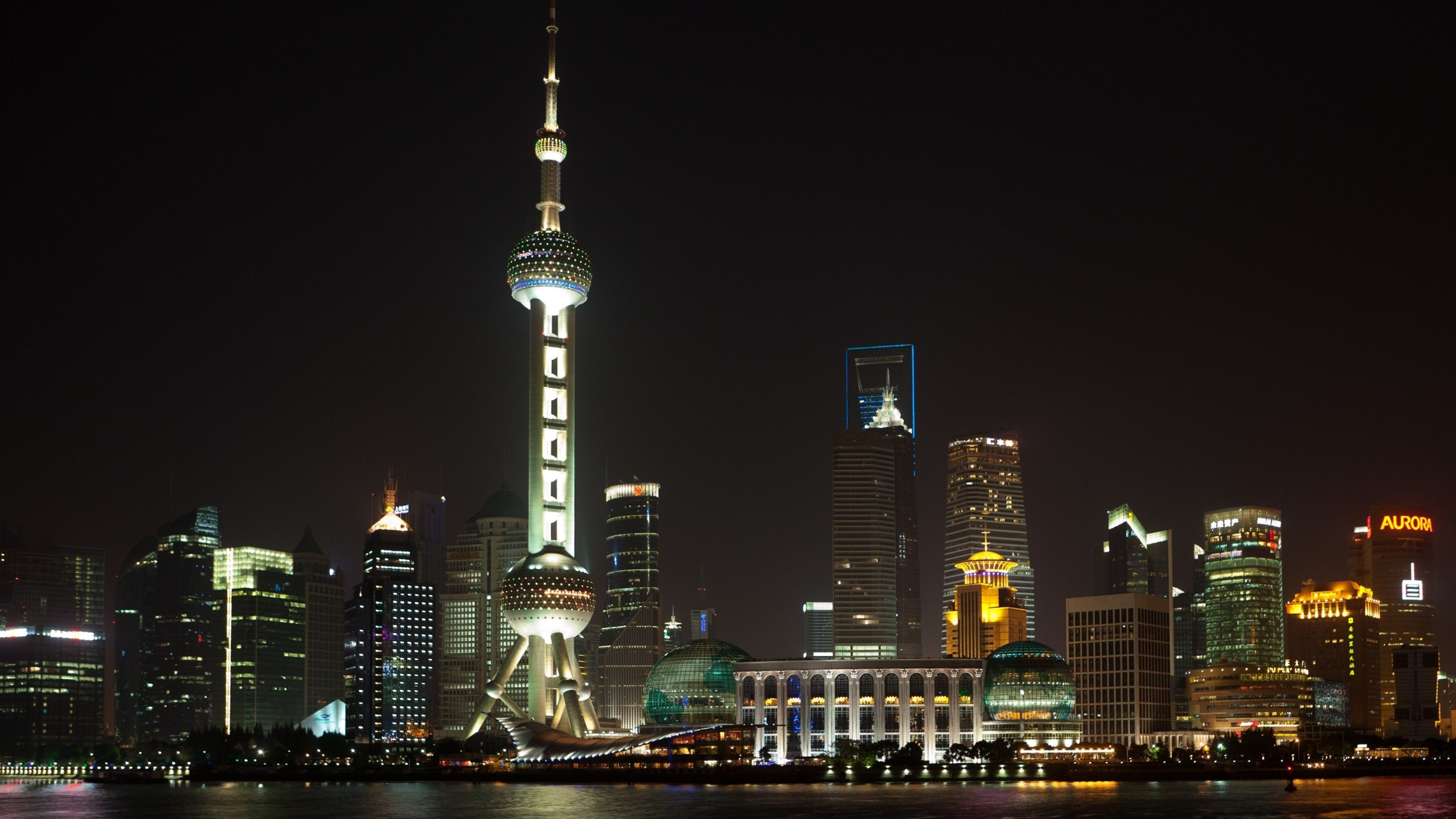 Shanghai Skyline, 4K Ultra HD wallpapers, Stunning backgrounds, Urban landscape, 3840x2160 4K Desktop