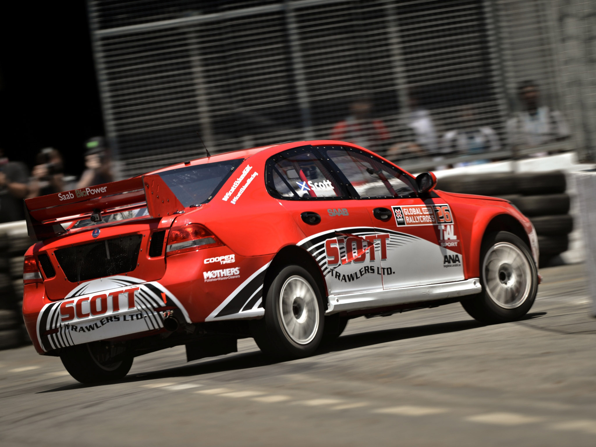 Rallycross: Sun-warmed Asphalt, Sharp Turning, Motorsport, 2011, Racing Cars. 2050x1540 HD Background.