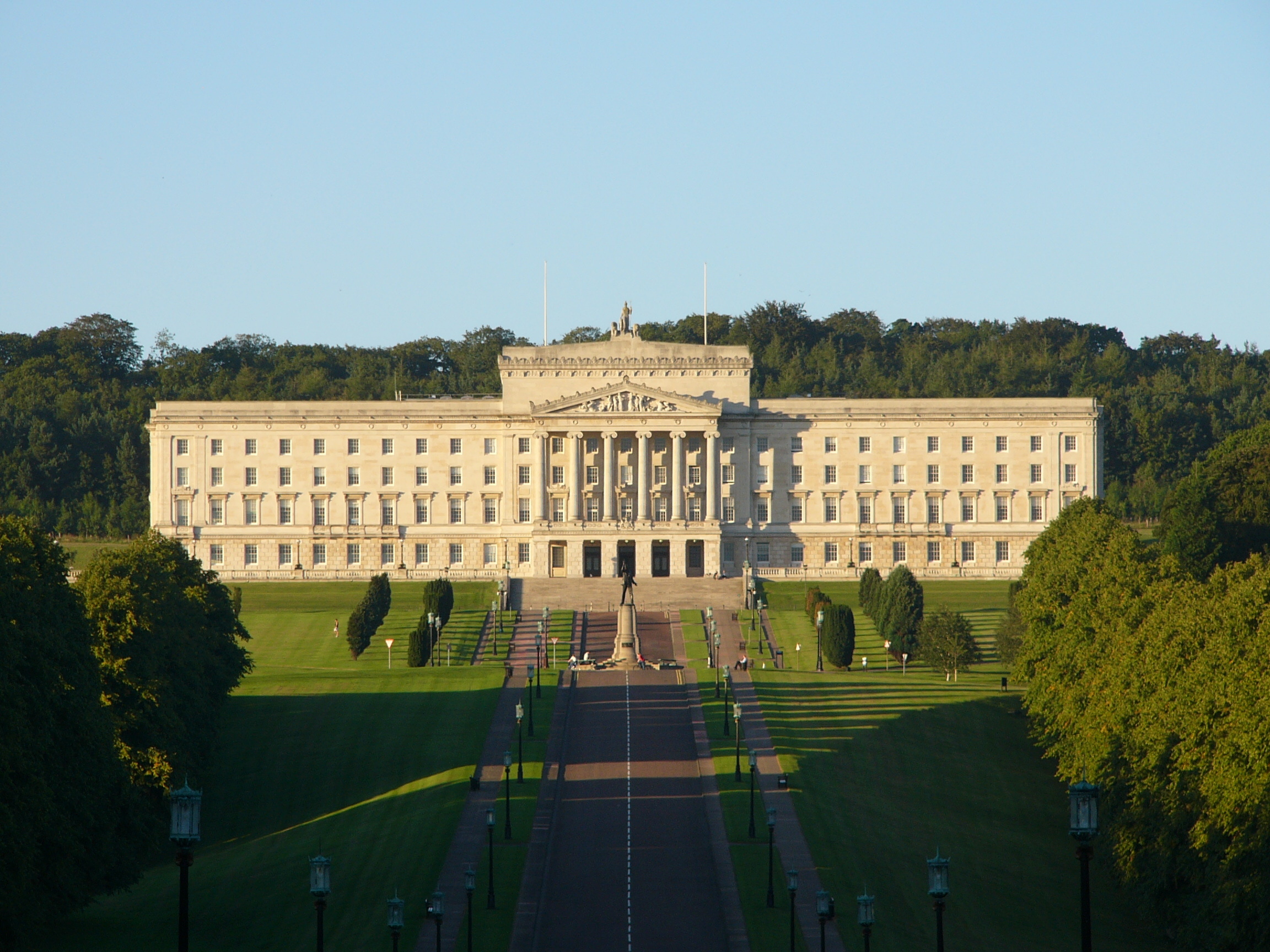 Northern Ireland: Parliament Buildings, Stormont, Belfast, Architecture. 2310x1730 HD Background.