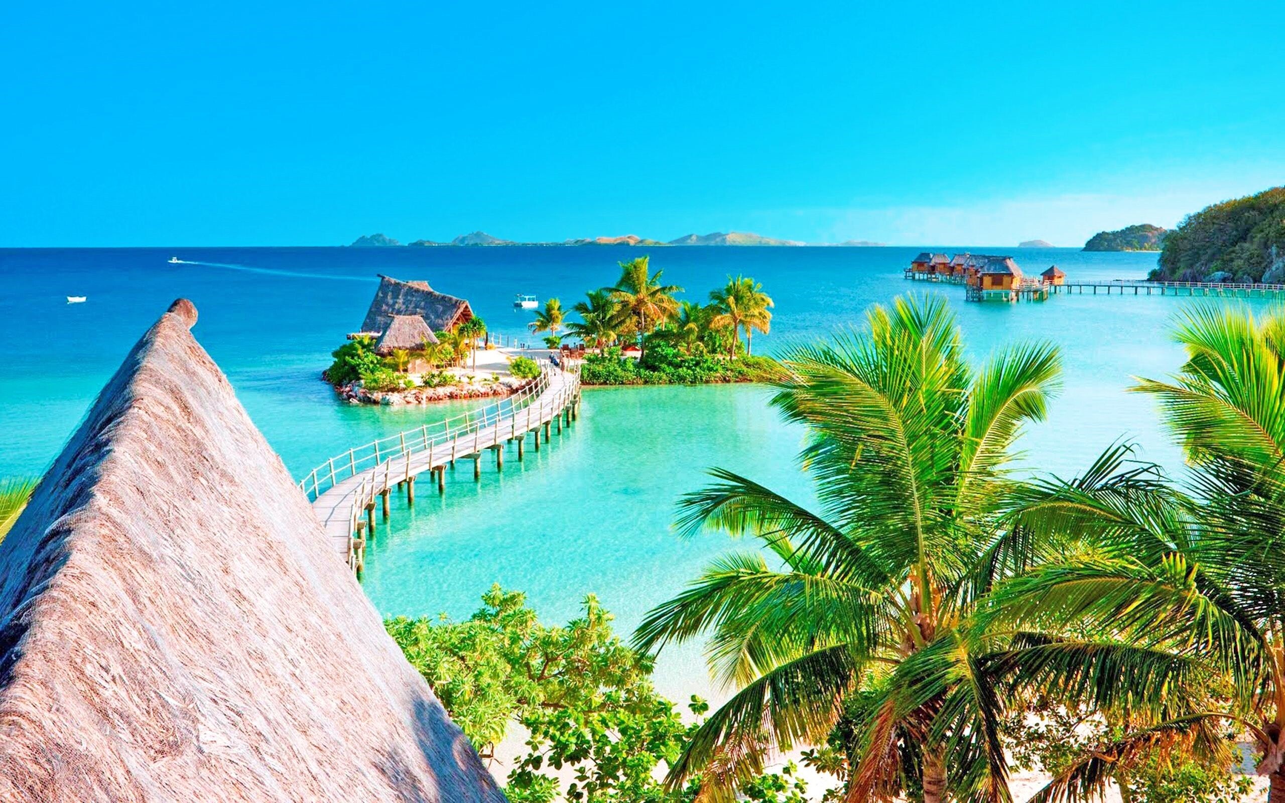 Tahiti: An overseas collectivity and an overseas country of the French Republic, Archipelago, Beach resort. 2560x1600 HD Background.