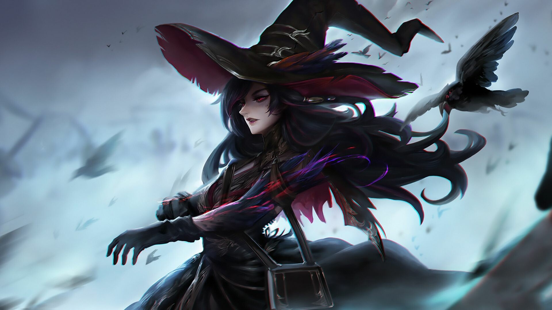 Witch: A sorceress, Malicious magic practices. 1920x1080 Full HD Wallpaper.