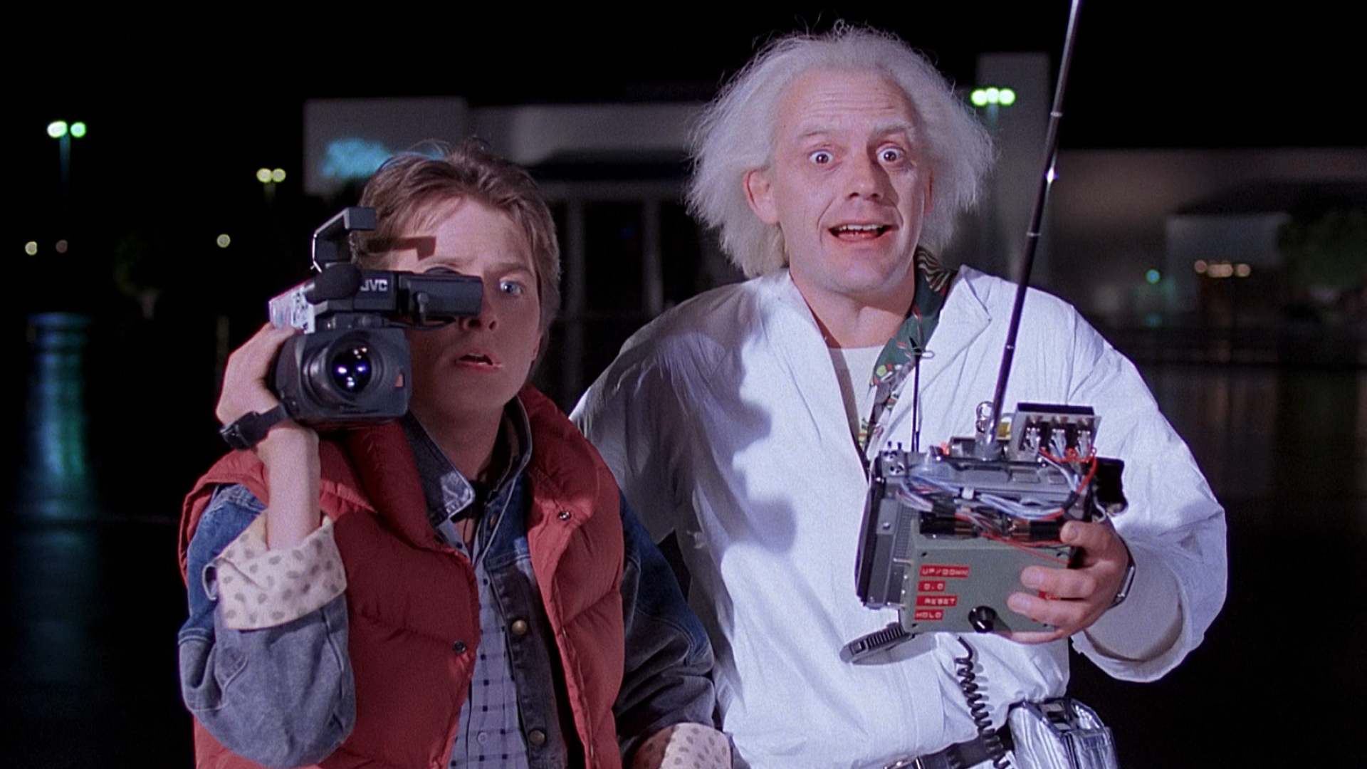 Christopher Lloyd, Back to the Future, Time travel adventures, 1920x1080 Full HD Desktop