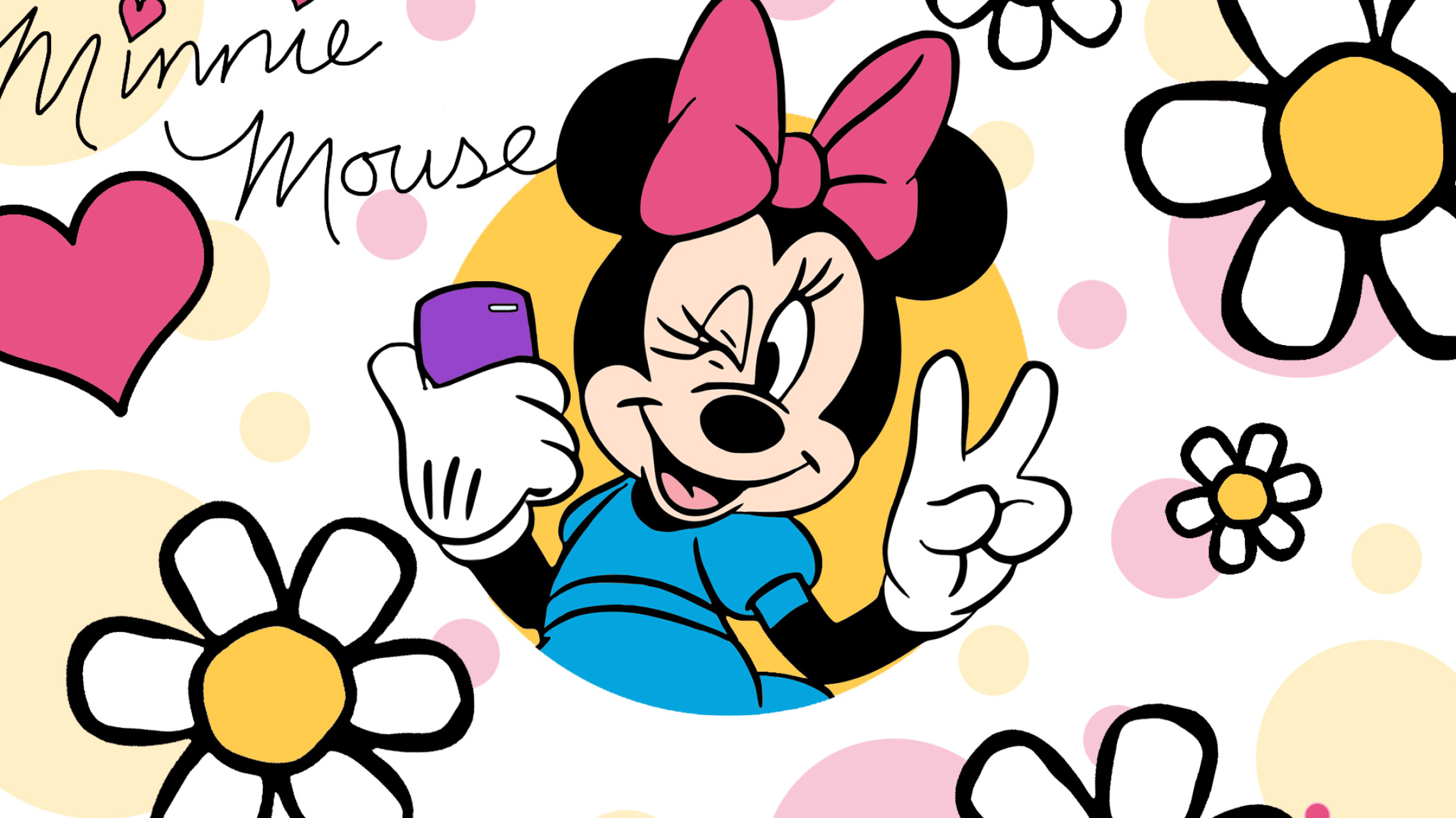Minnie Mouse, Mickey Mouse, Animated series, Character, 2280x1280 HD Desktop
