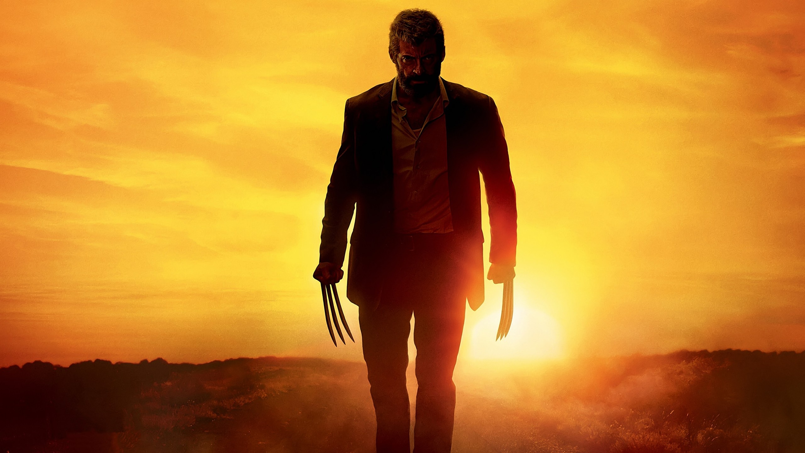 Hugh Jackman as Wolverine, Iconic superhero, Action-packed movies, Marvel's X-Men, 2560x1440 HD Desktop