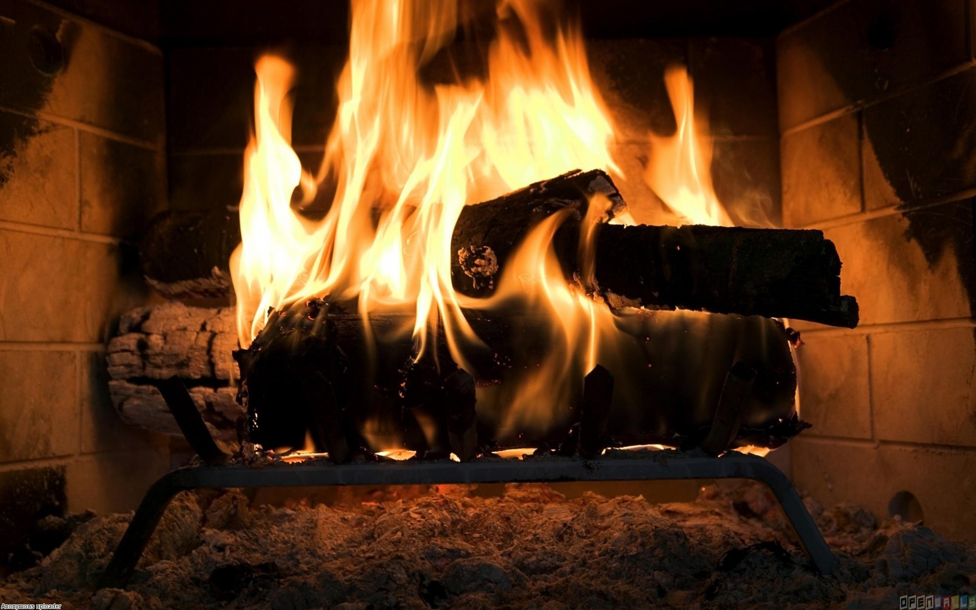 Fireplace: Wood burning stove, A safe place for a fire. 1920x1200 HD Wallpaper.