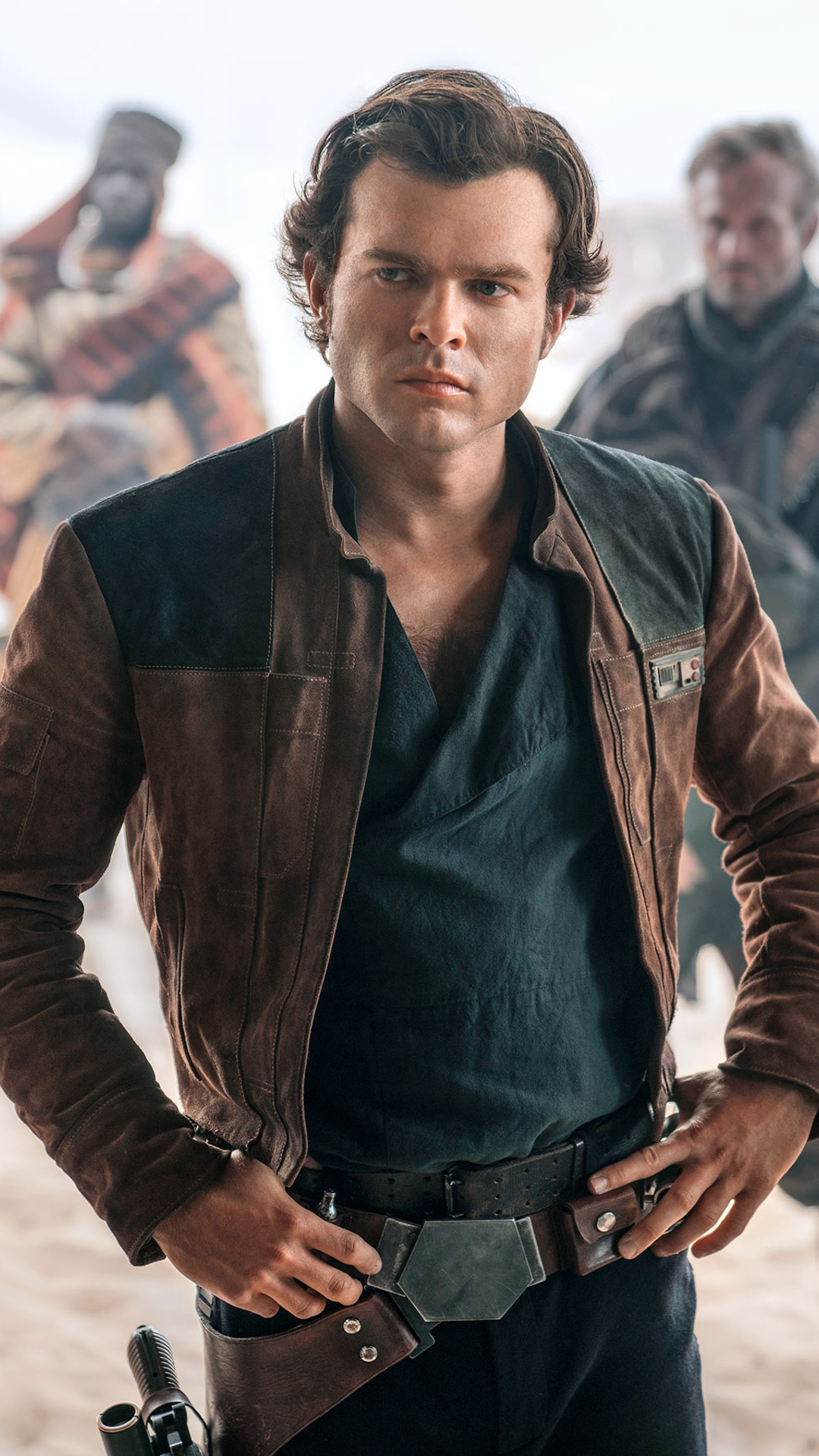 Alden Ehrenreich as Han Solo, Solo: A Star Wars Story, iPhone wallpapers, 1080x1920 Full HD Phone