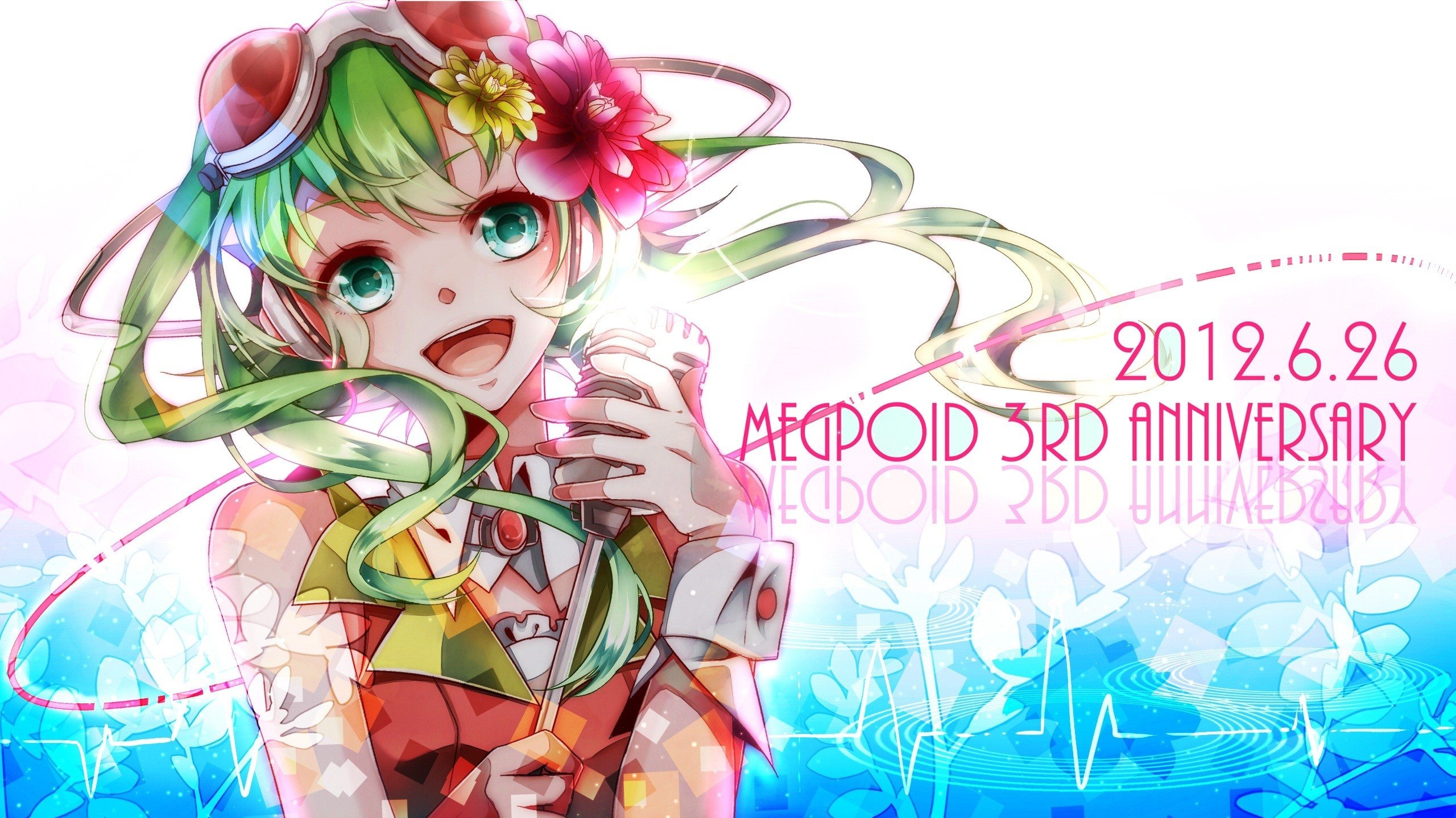 GUMI, GUMI wallpaper, Vocaloid character, GUMI fanart, 2560x1440 HD Desktop