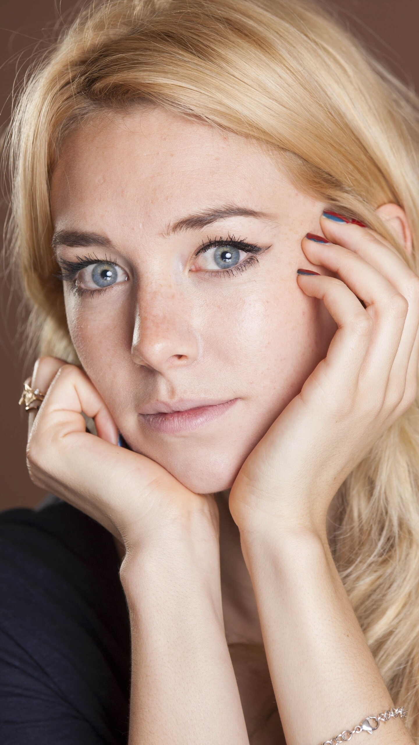 Vanessa Kirby: An English actress who made her television debut in 2011 as Ruth Elms in the BBC's The Hour. 1440x2560 HD Wallpaper.