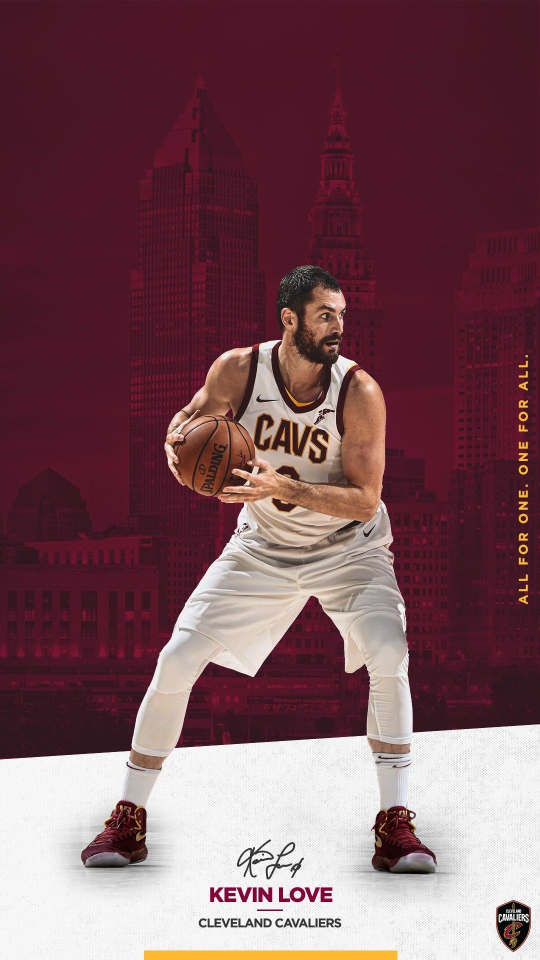 Cleveland Cavaliers: Kevin Love, The team lost the 2009 Eastern Conference Finals to the Orlando Magic. 1080x1920 Full HD Background.