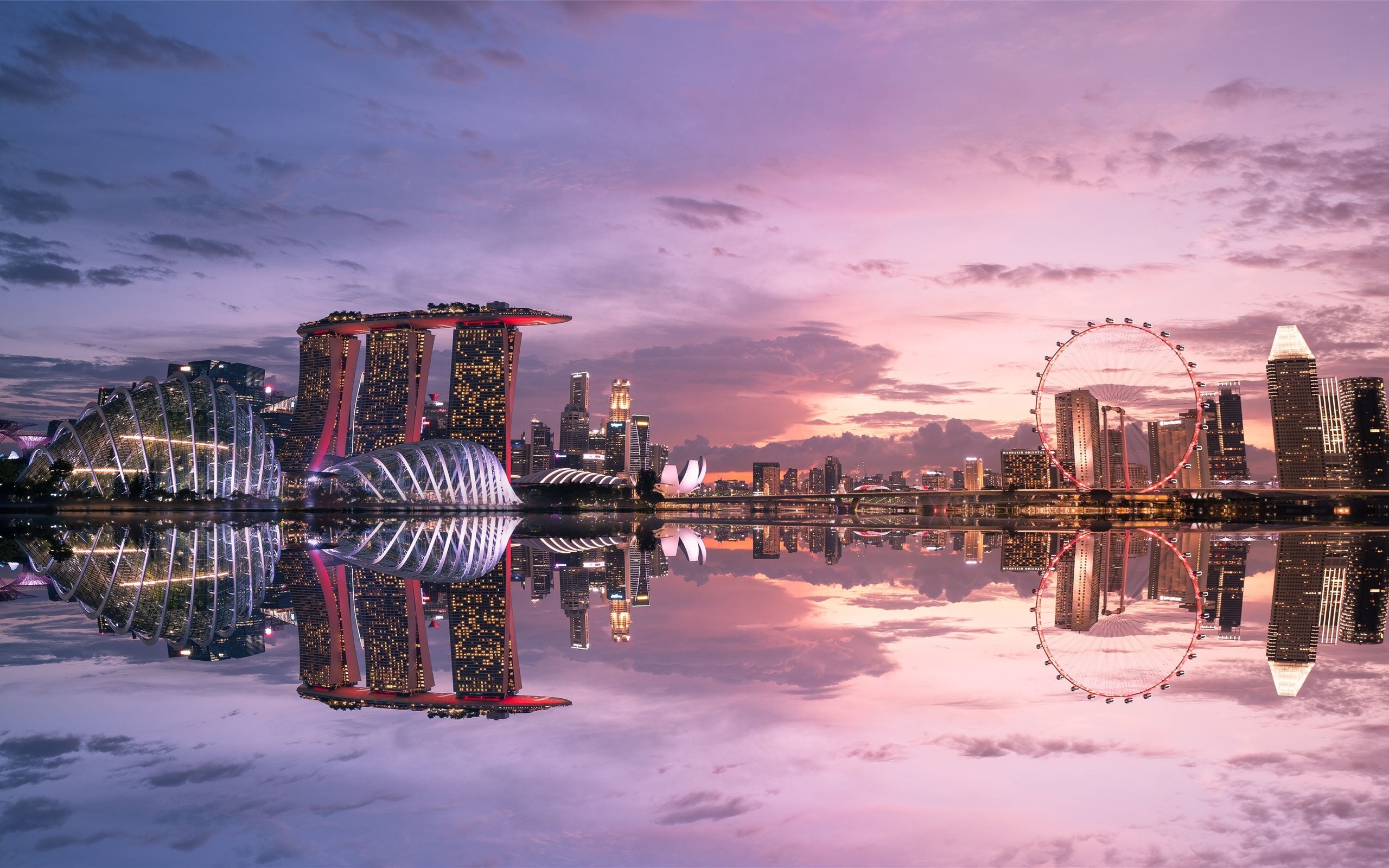 Singapore Skyline, Wallpaper ideas, Urban beauty, Exquisite architecture, 2560x1600 HD Desktop
