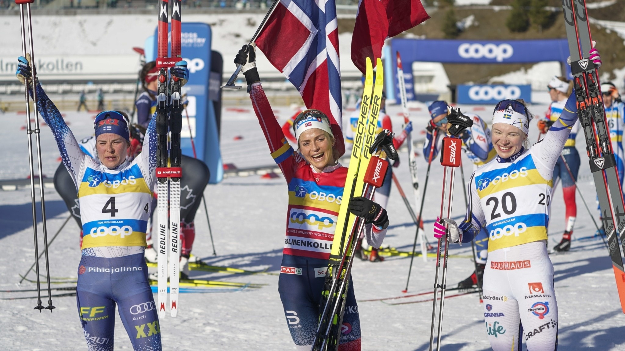 Jonna Sundling, P4 Norrbotten, First podium, Distance race, 2050x1160 HD Desktop