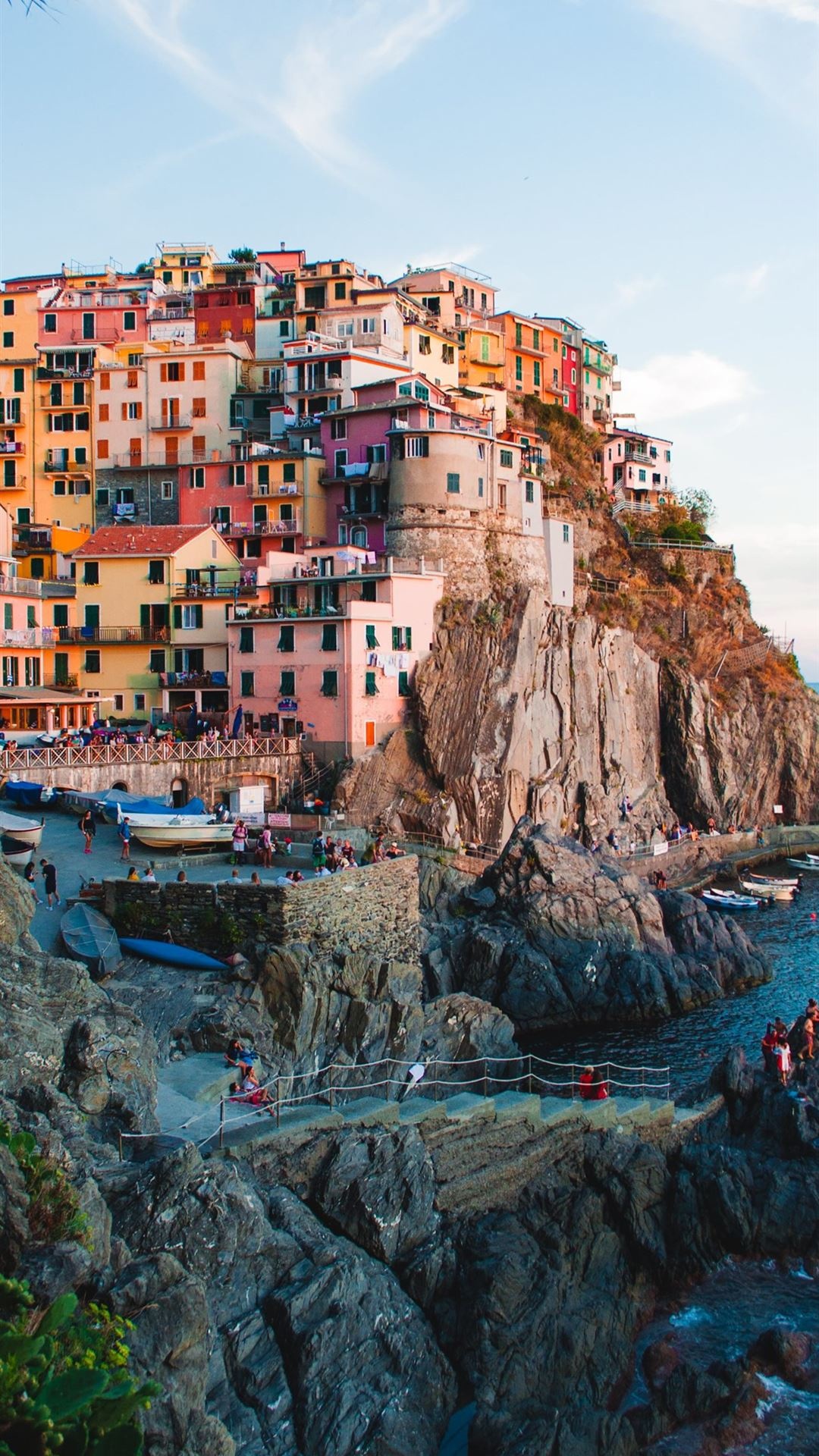 Cinque Terre, iPhone wallpapers, Free download, Italy, 1080x1920 Full HD Phone