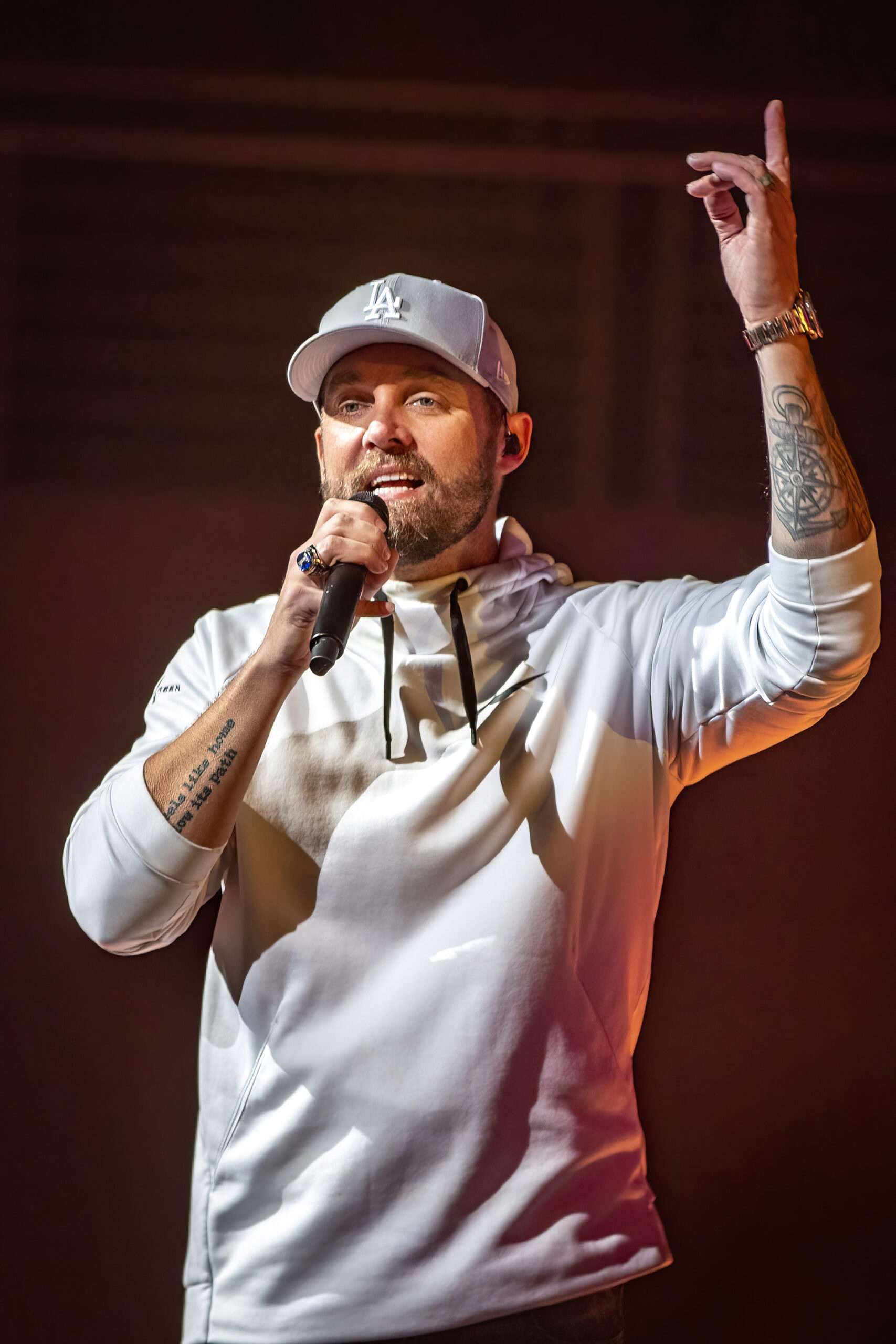 Brett Young, Live at Turning Stone, Memorable concert experience, Stage presence, 1710x2560 HD Phone