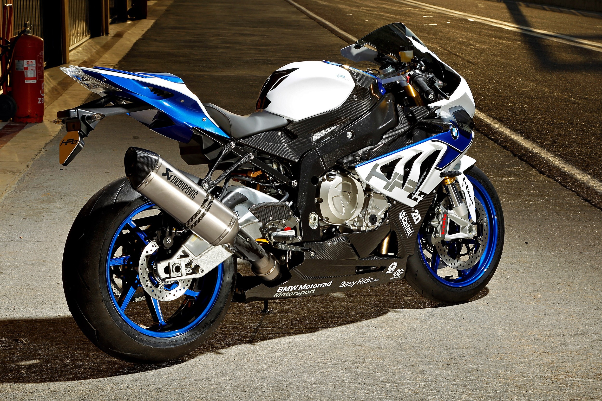BMW S 1000 RR, Car bicycle motorcycle, Akrapovic wheel, Superbike racing, 2500x1670 HD Desktop