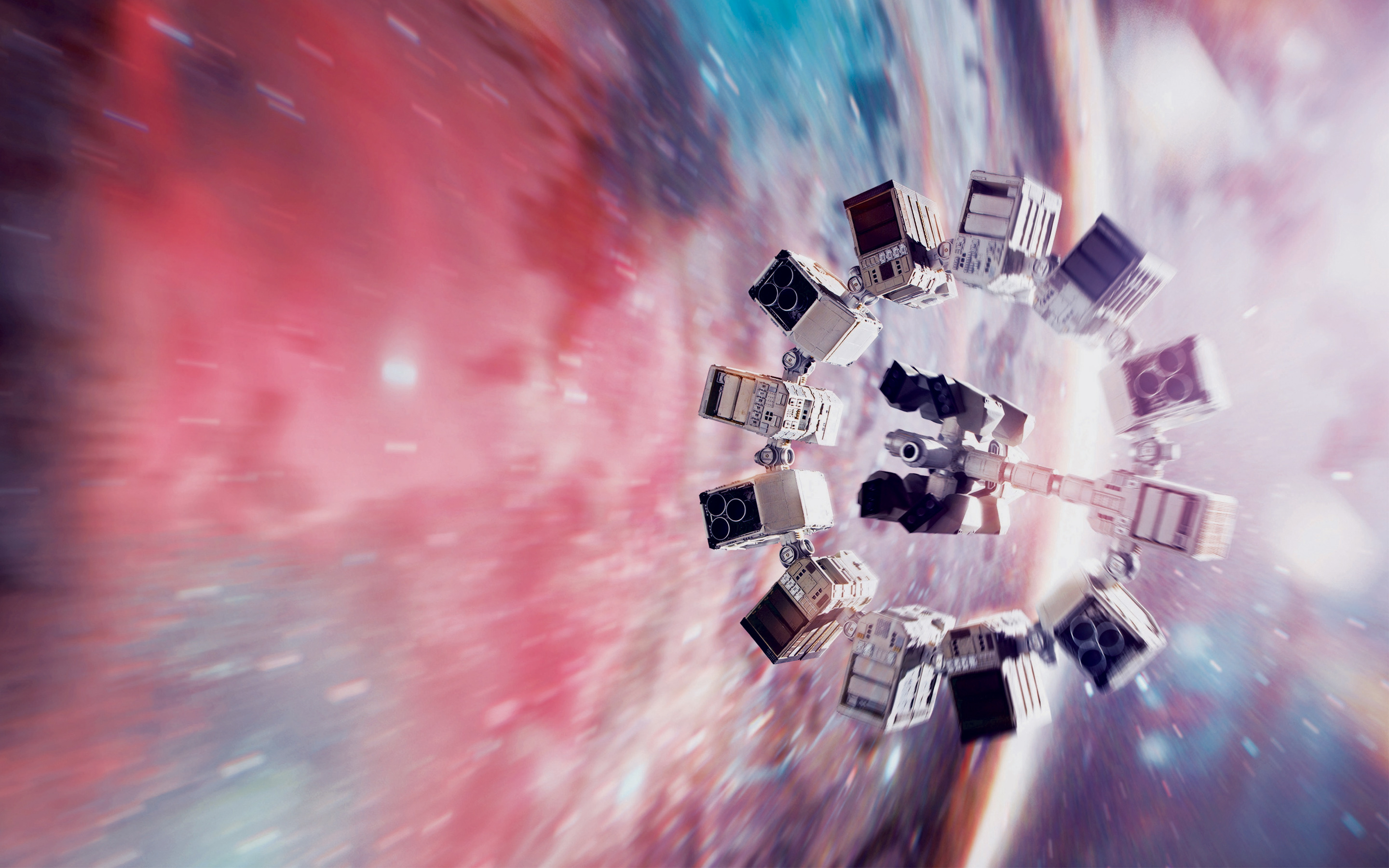 Interstellar: Endurance model, sci-fi spaceship from the movie. 2880x1800 HD Wallpaper.