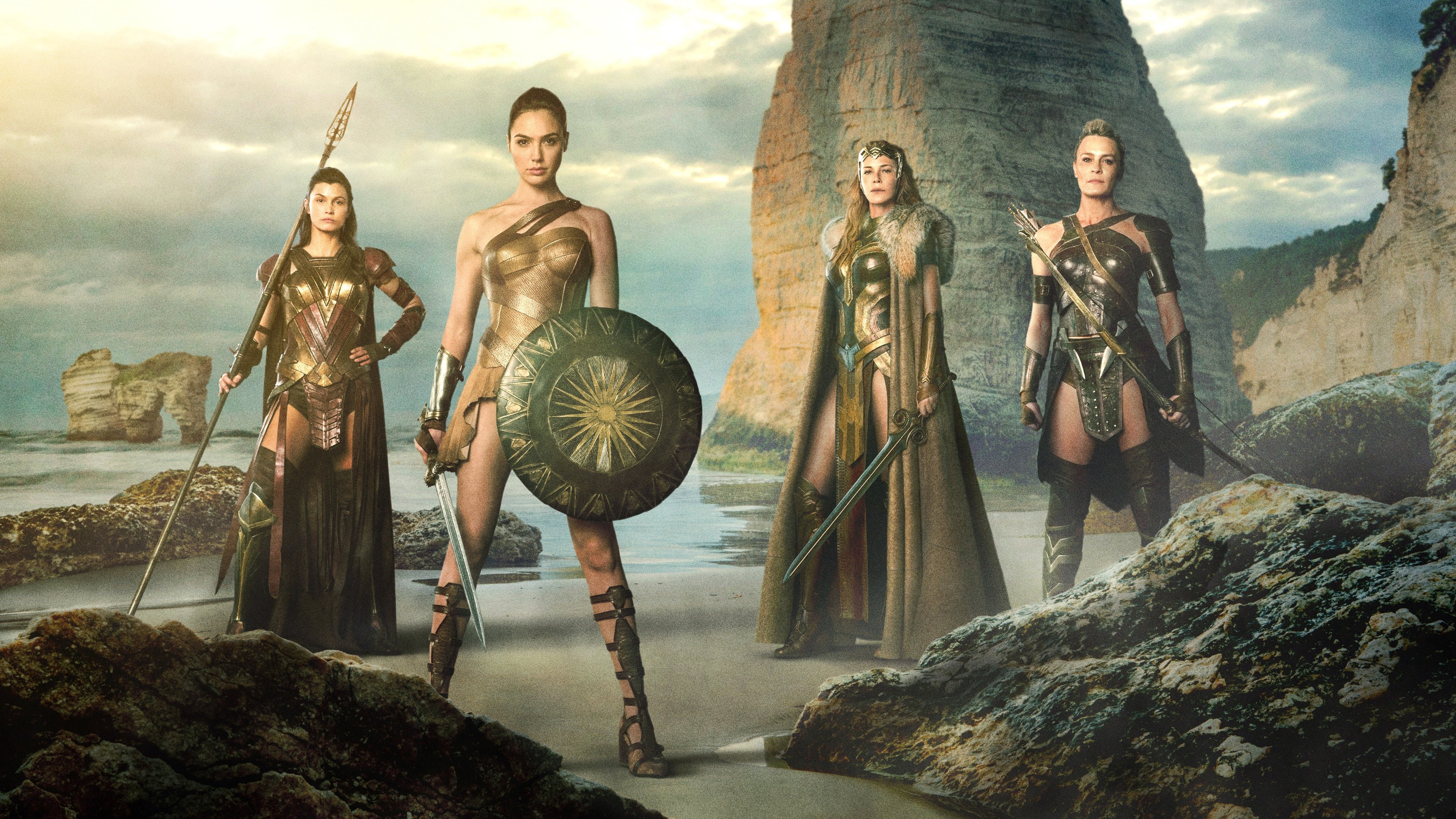 Patty Jenkins, Wonder Woman trailer, San Diego Comic Con, Exciting debut, 3840x2160 4K Desktop
