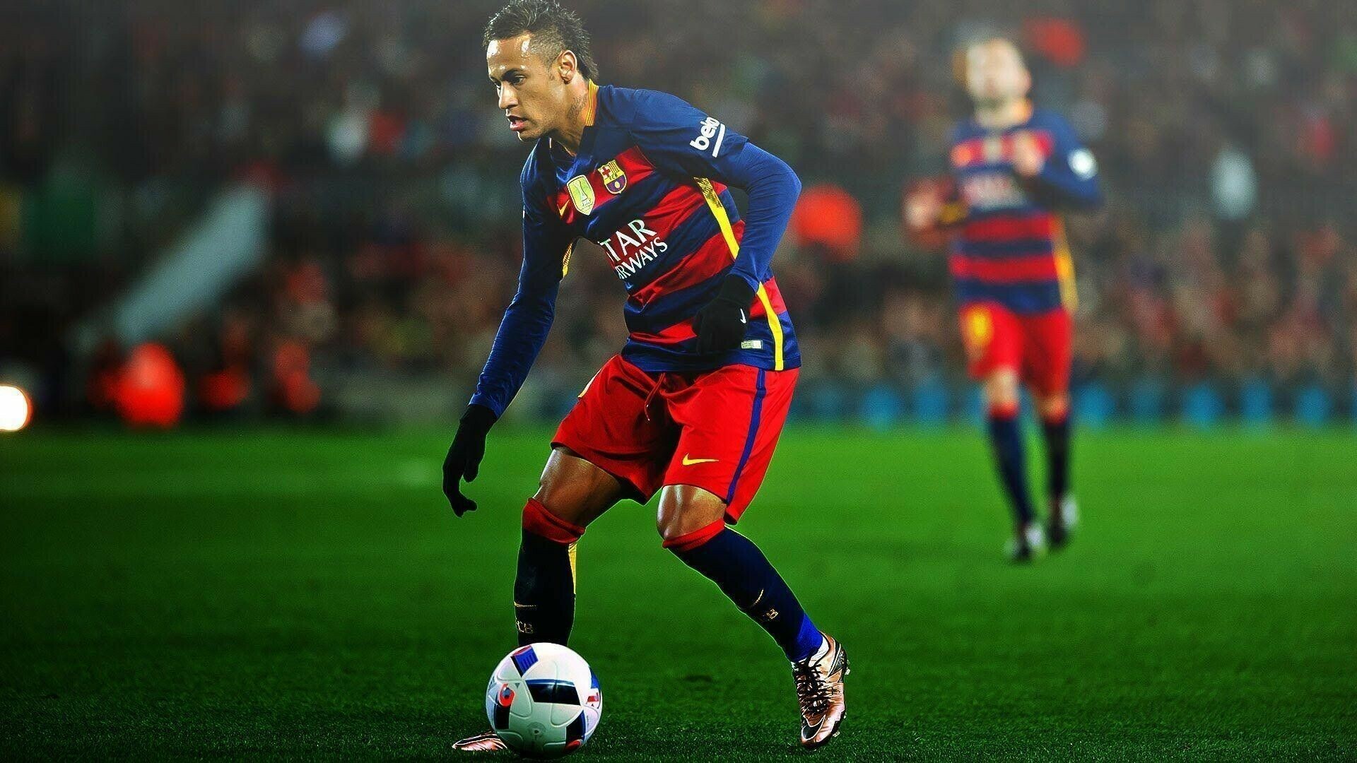 Neymar: He won the 2012 South American Footballer of the Year award. 1920x1080 Full HD Wallpaper.