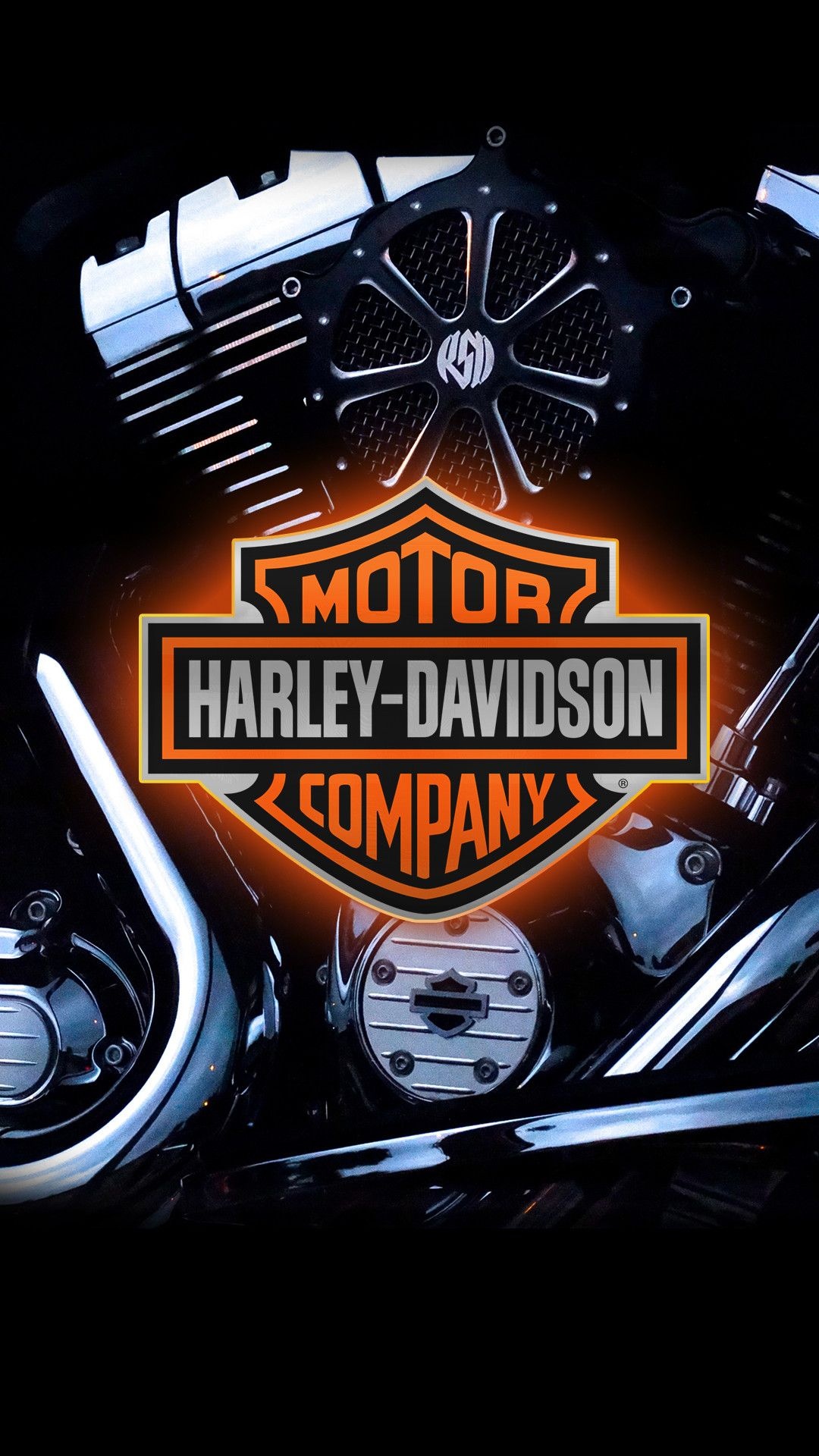 Harley-Davidson Logo, Auto, iPhone wallpapers, Cool wallpapers, 1080x1920 Full HD Phone