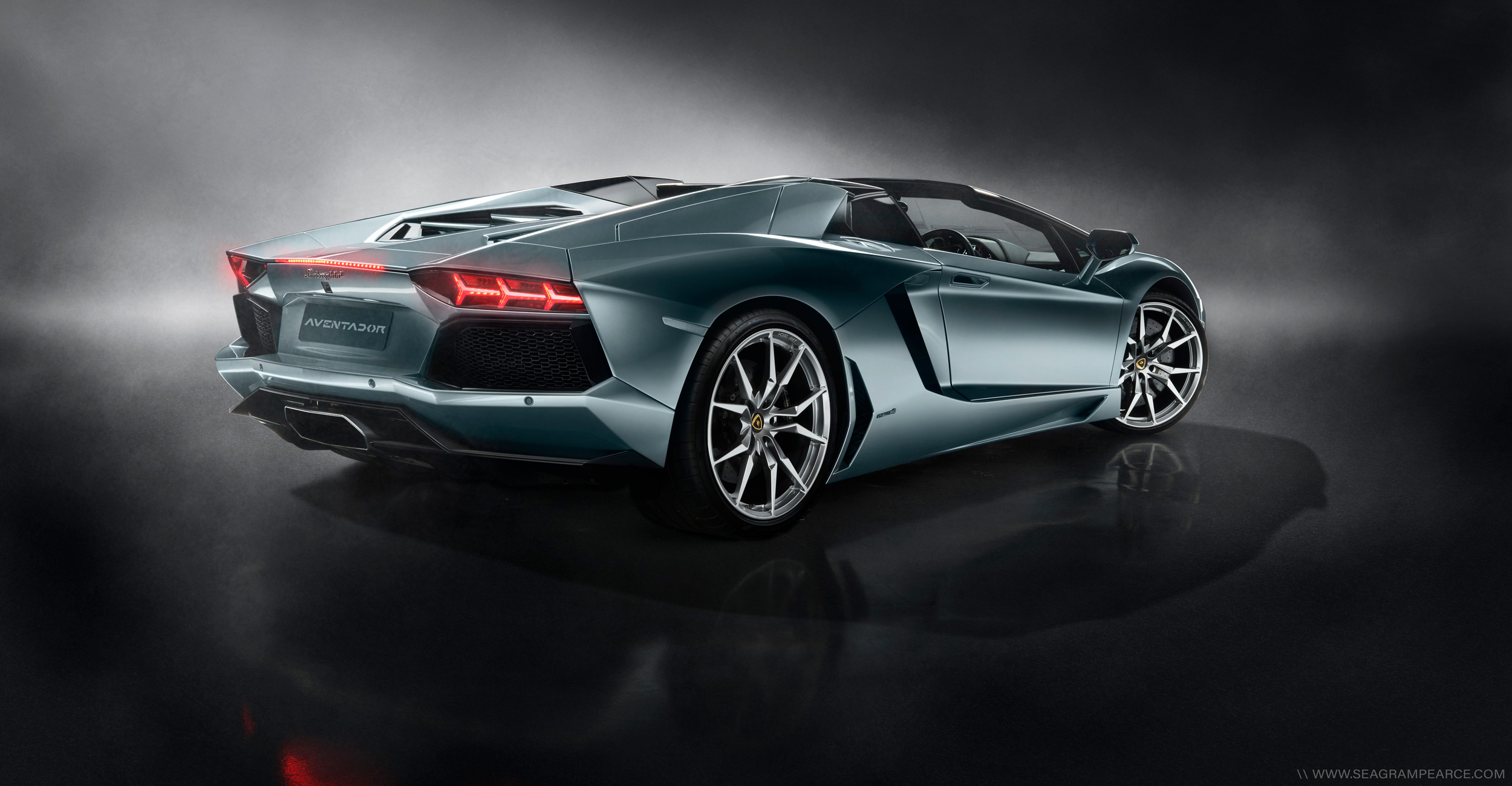 Lamborghini Aventador, Roadster, Seagram Pearce Photography, Photos, 2500x1310 HD Desktop