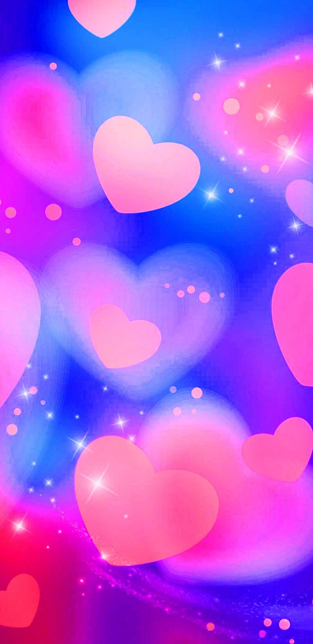Heart: The most popular symbol of love. 1080x2220 HD Wallpaper.