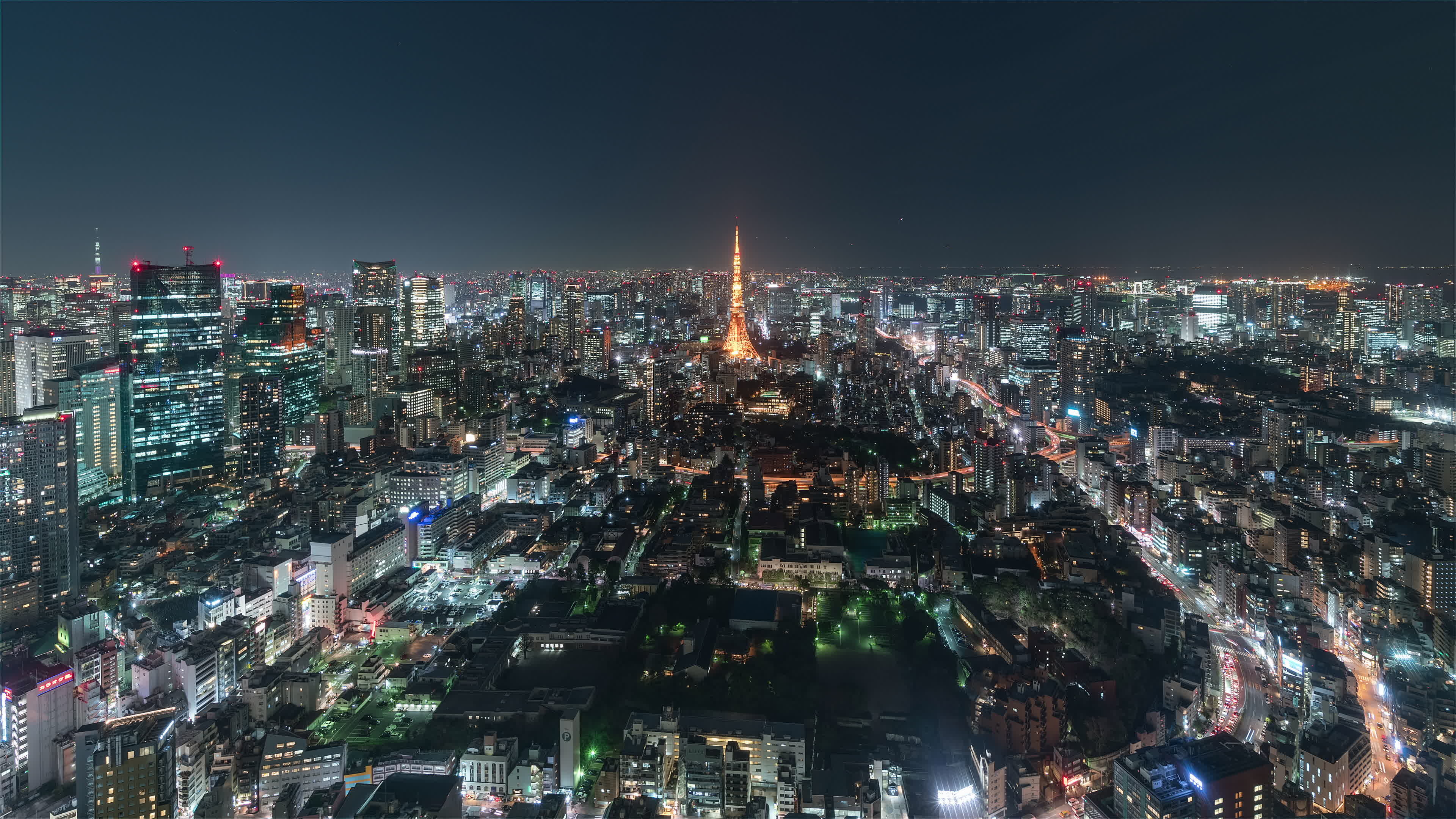 Japan Skyline, 4K timelapse, Tokyo, Mori Museum, 3840x2160 4K Desktop