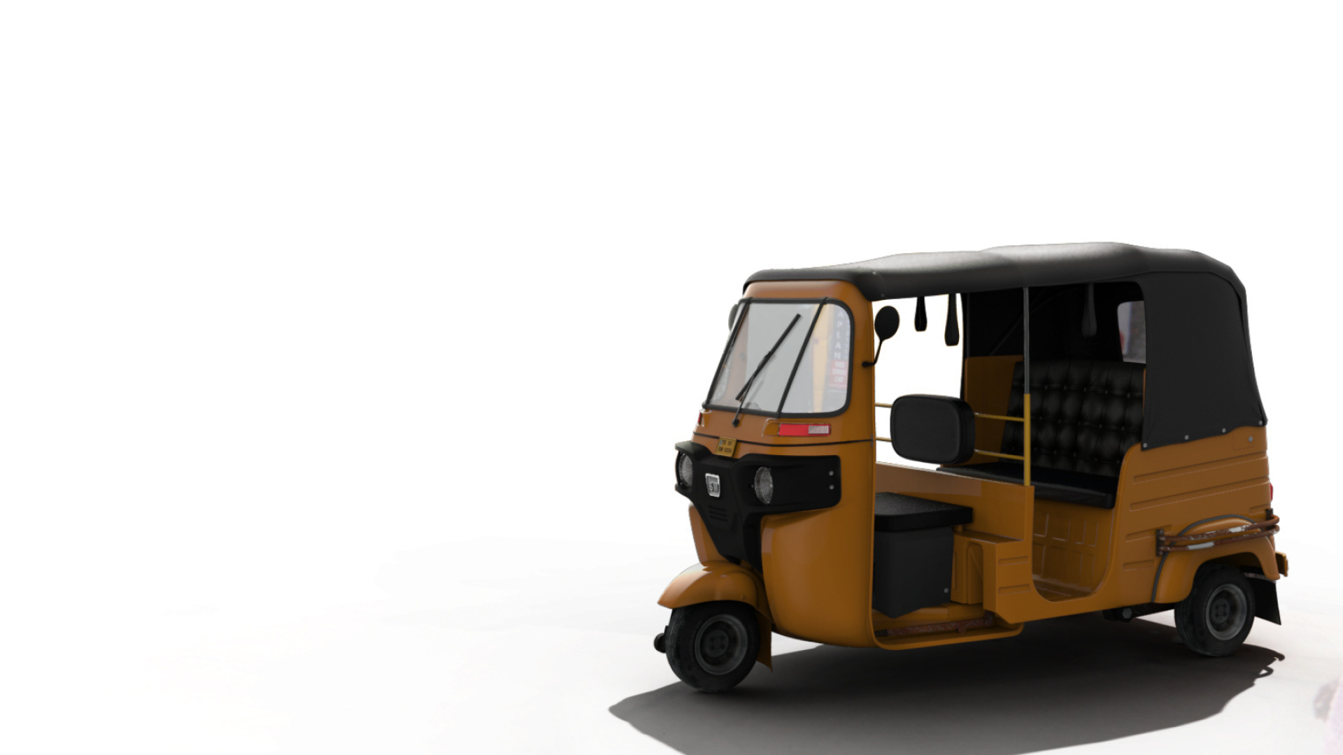 Tuk Tuk Car, Auto stand, ZBrushCentral inspiration, Creative transportation, 1920x1080 Full HD Desktop