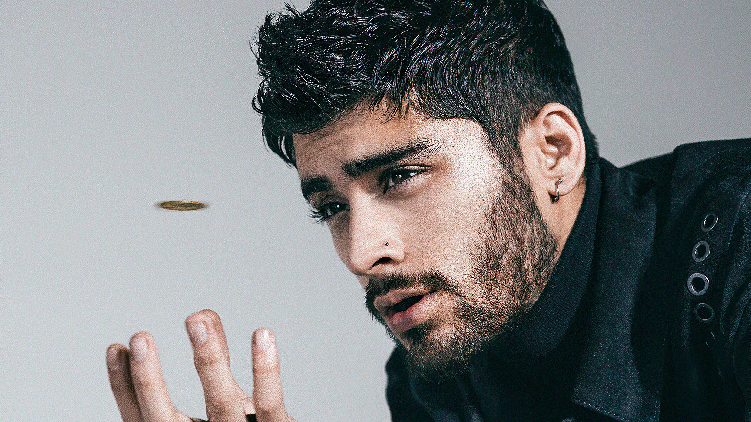 Zayn Malik: The first British male solo artist to reach number one with his first album since George Michael's Faith in 1988. 2480x1400 HD Wallpaper.