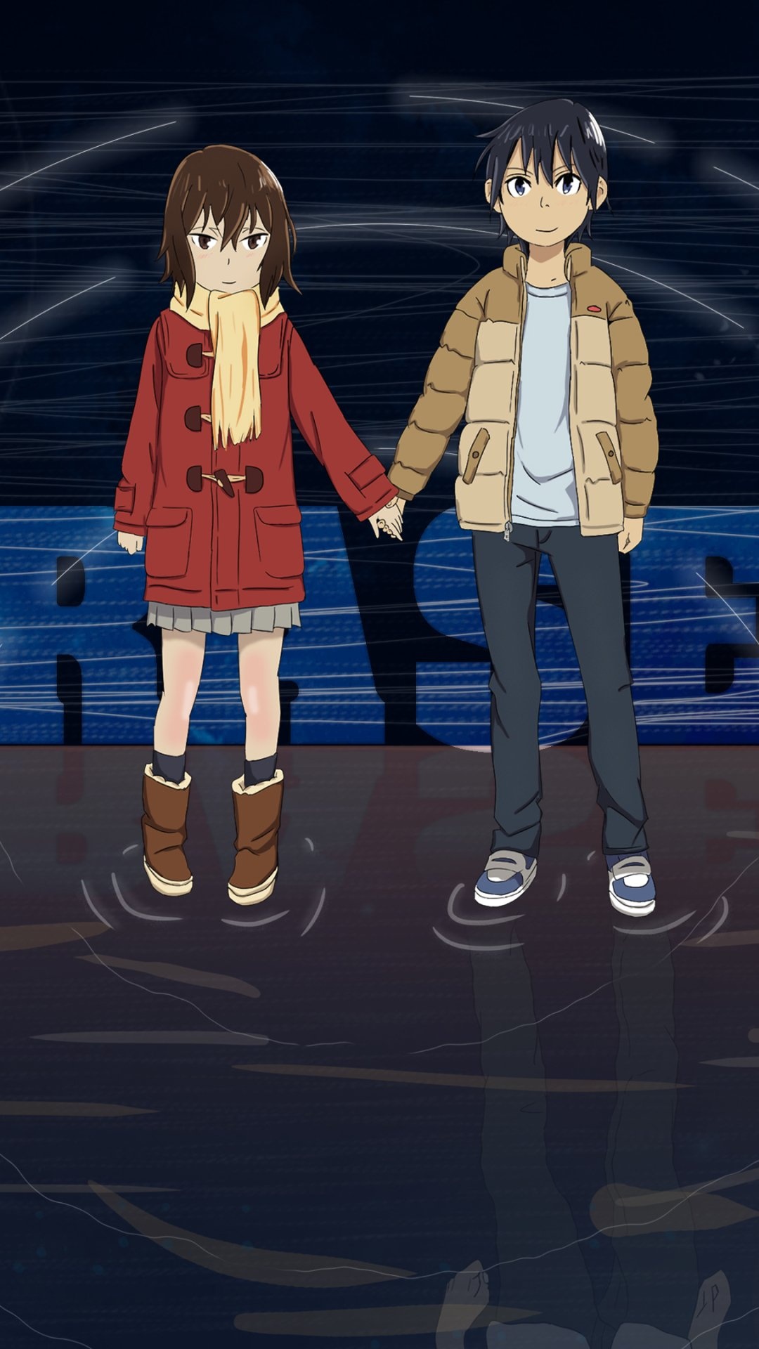 Erased Anime, Anime, Thrilling Mystery, Time Travel, 1080x1920 Full HD Phone