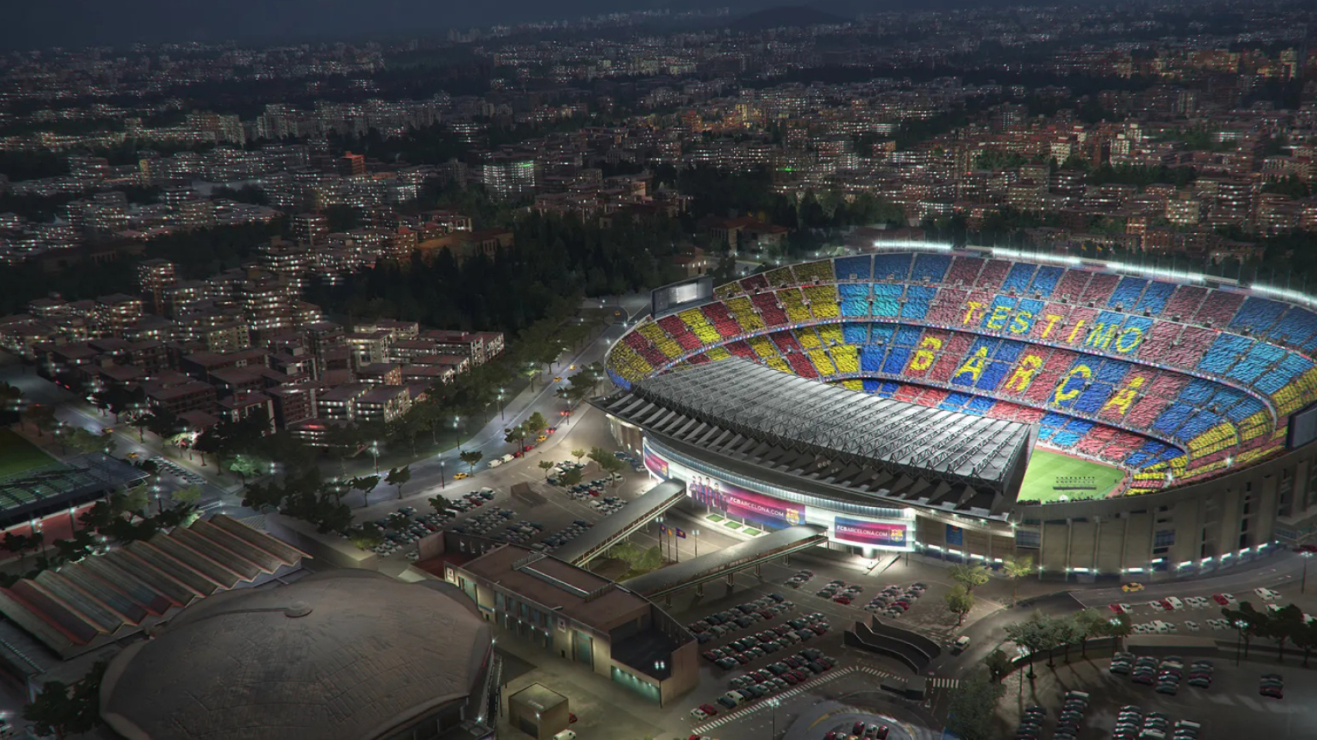 Camp Nou Stadium, FC Barcelona, Premium partner, PES 2017, 1920x1080 Full HD Desktop