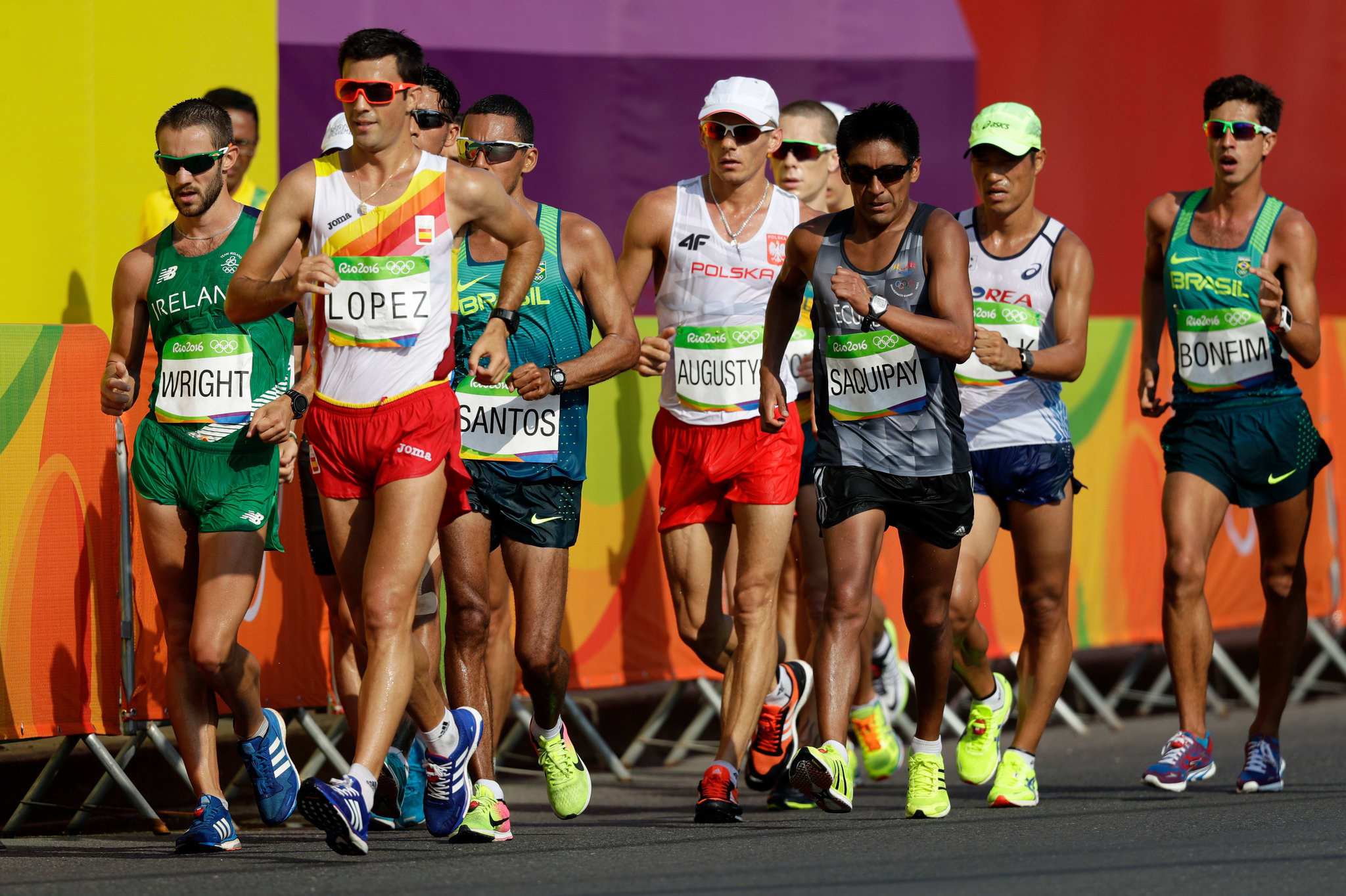 Racewalking: The men’s 50-kilometer event at the 2016 Olympics in Rio de Janeiro. 2050x1370 HD Wallpaper.