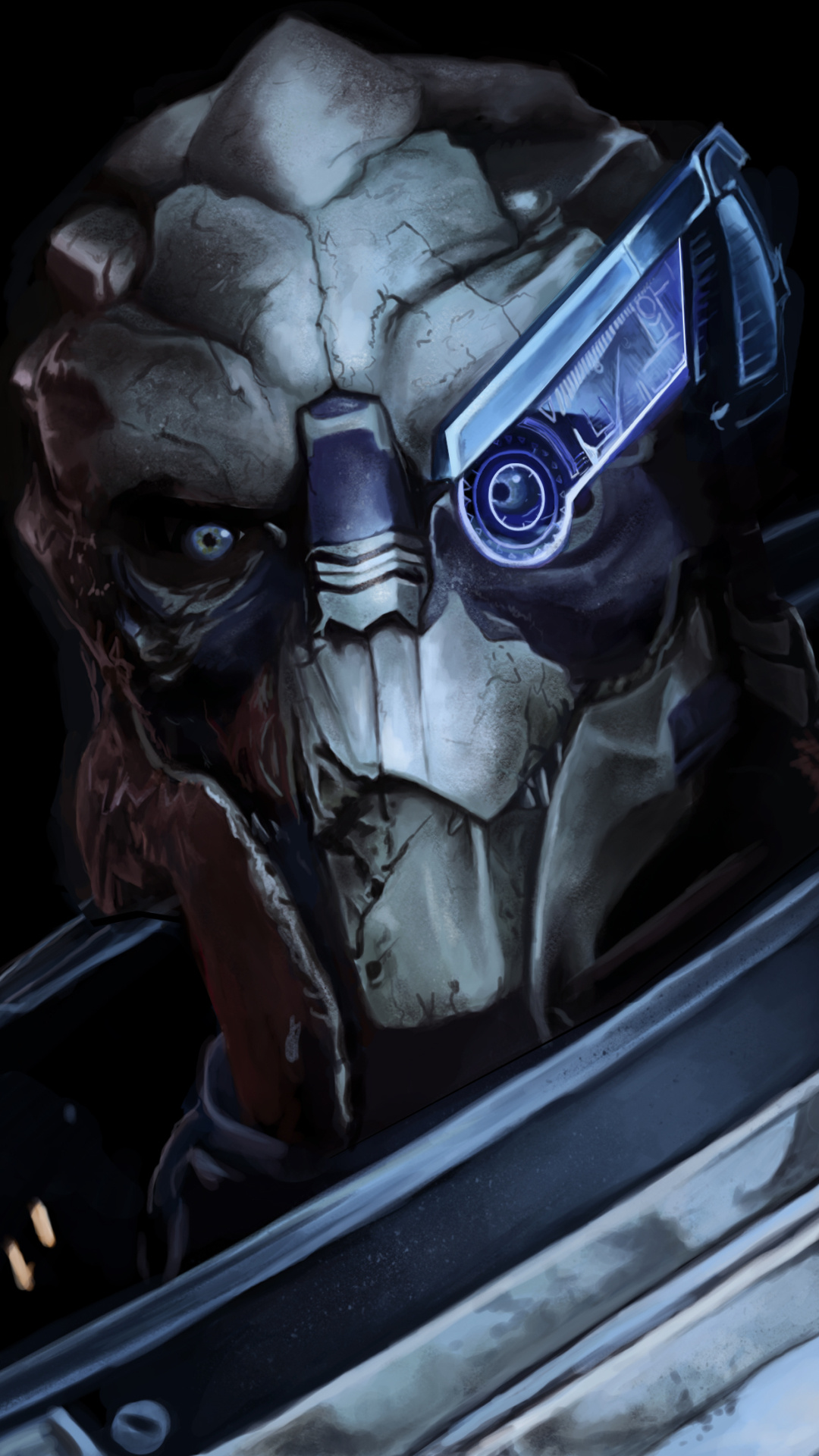 Garrus Vakarian, Mass Effect Wallpaper, 1080x1920 Full HD Handy
