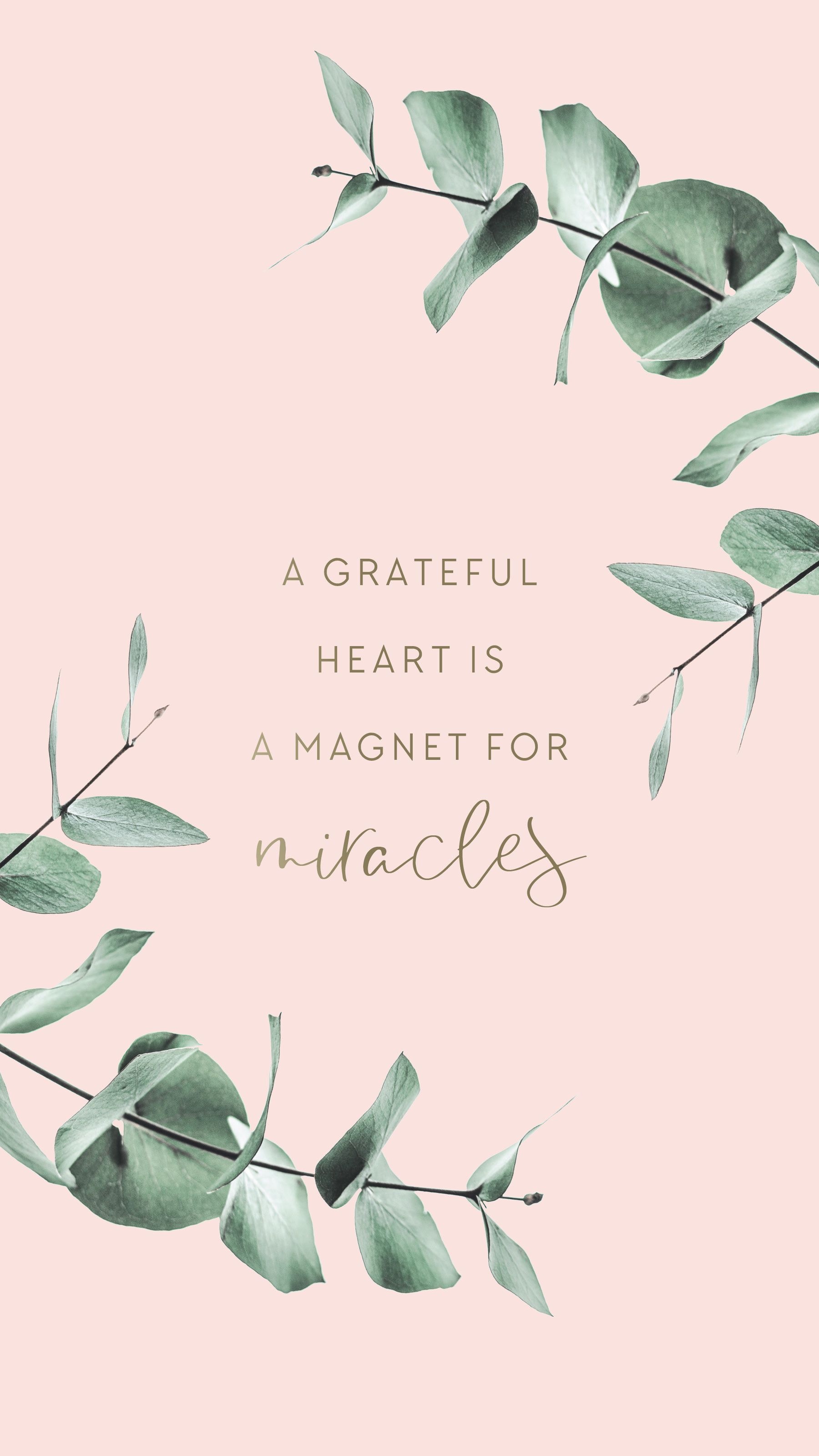 Gratitude: A Grateful Heart Is a Magnet for Miracles, A coloring journal by Vicki Becker, Motivation. 1800x3200 HD Background.