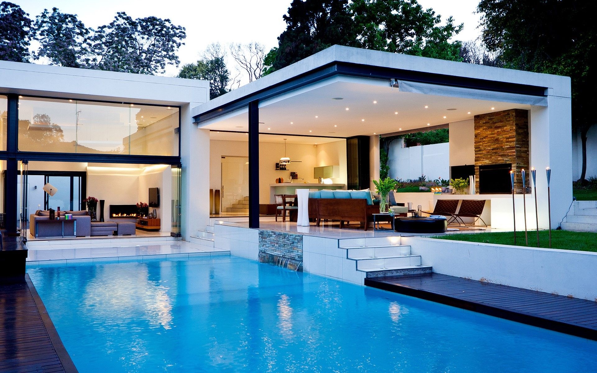 Stylish house, Modern living, Sophisticated design, Aesthetically pleasing, 1920x1200 HD Desktop