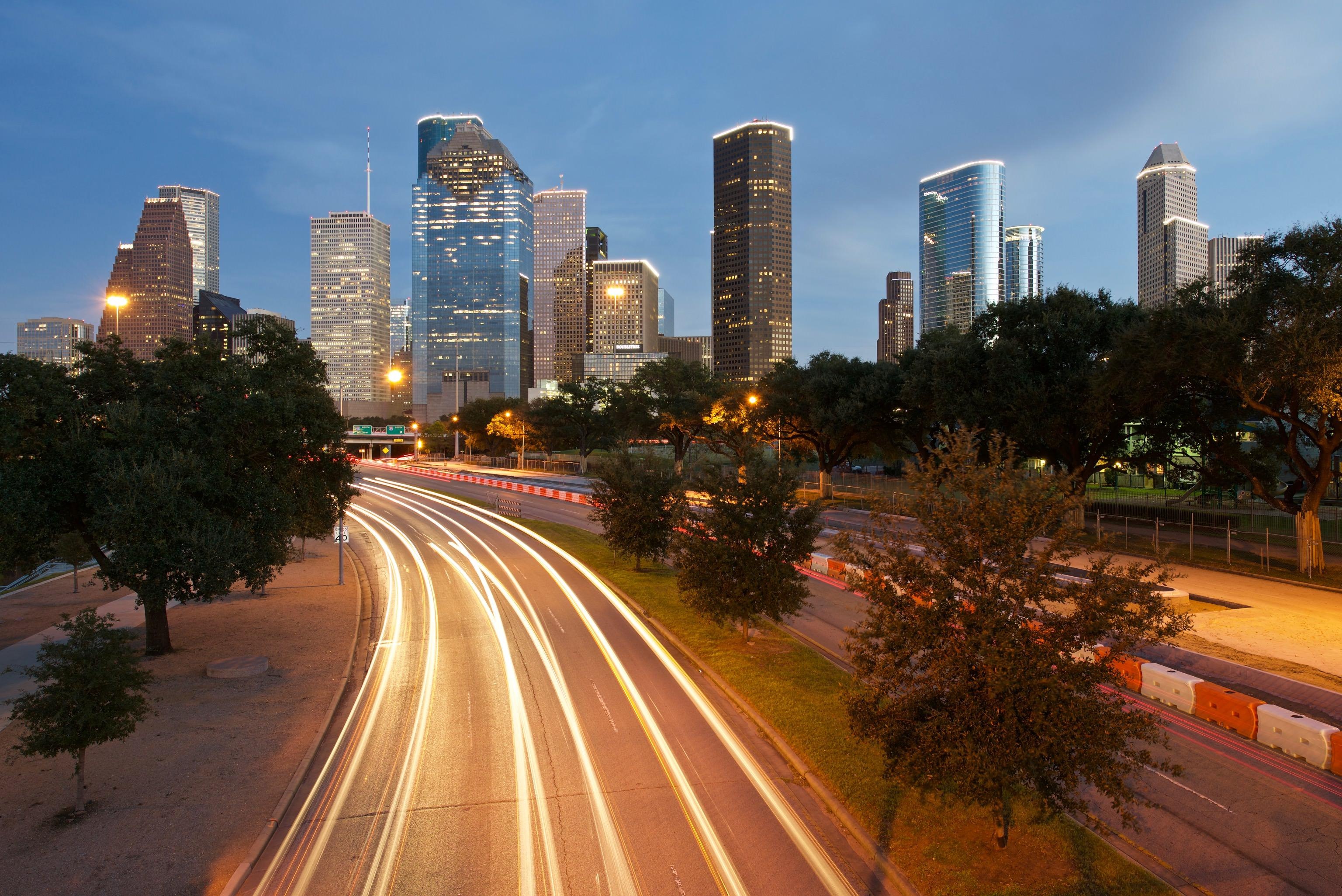 Houston Skyline, Stunning 4K wallpapers, Urban aesthetics, Vibrant cityscape, 3080x2060 HD Desktop