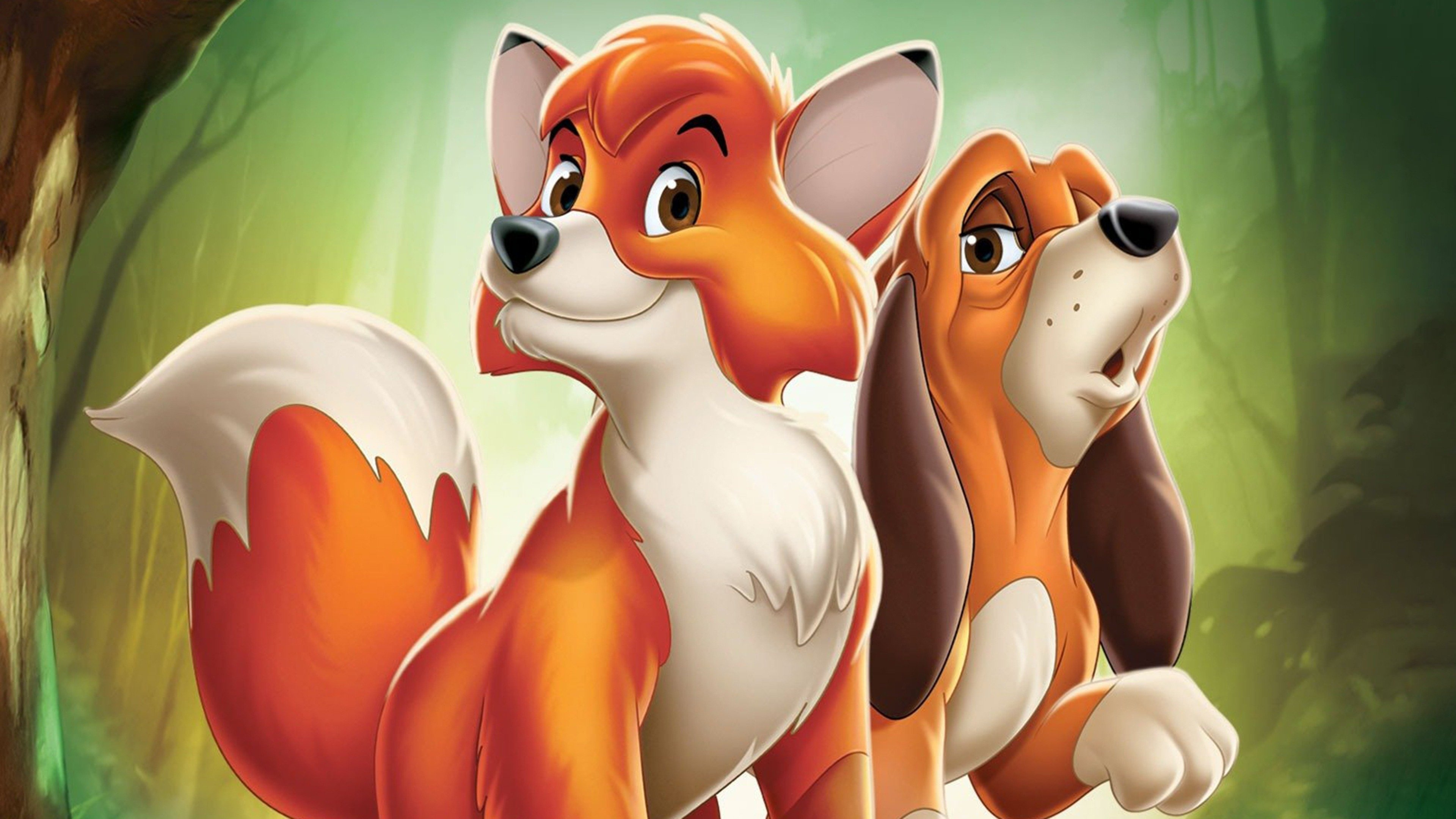 The Fox and the Hound, Full movie online, Heartwarming story, Plex, 3840x2160 4K Desktop