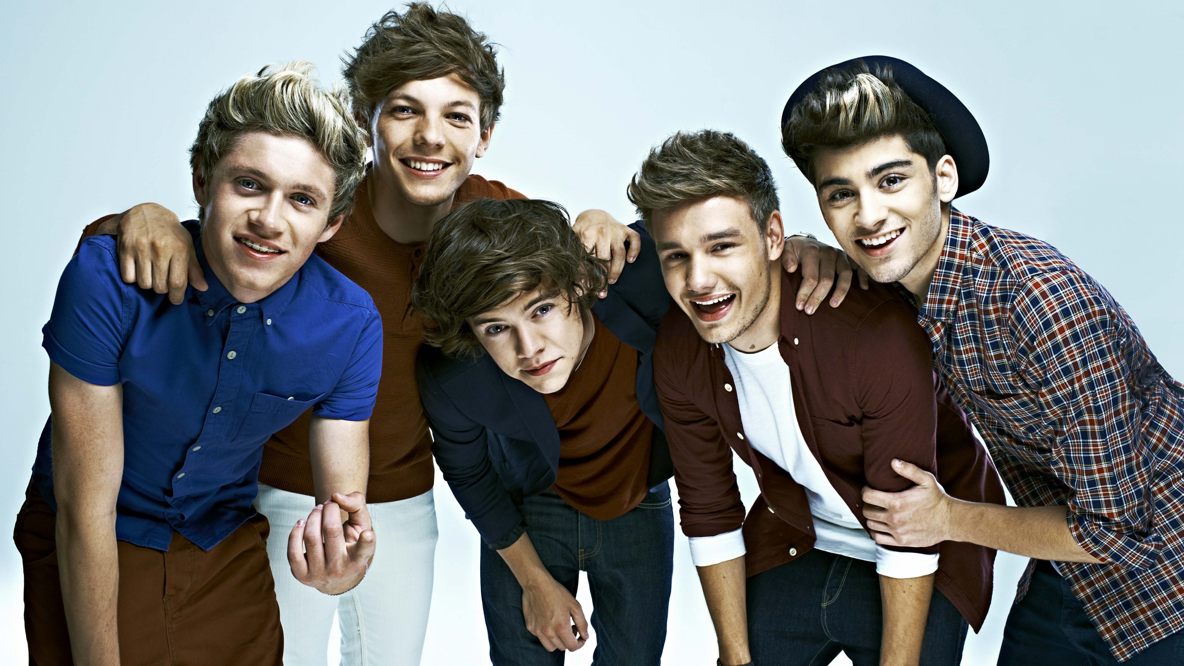 One Direction (Band): British-Irish male vocal group, The X Factor, 2010. 3840x2160 4K Background.