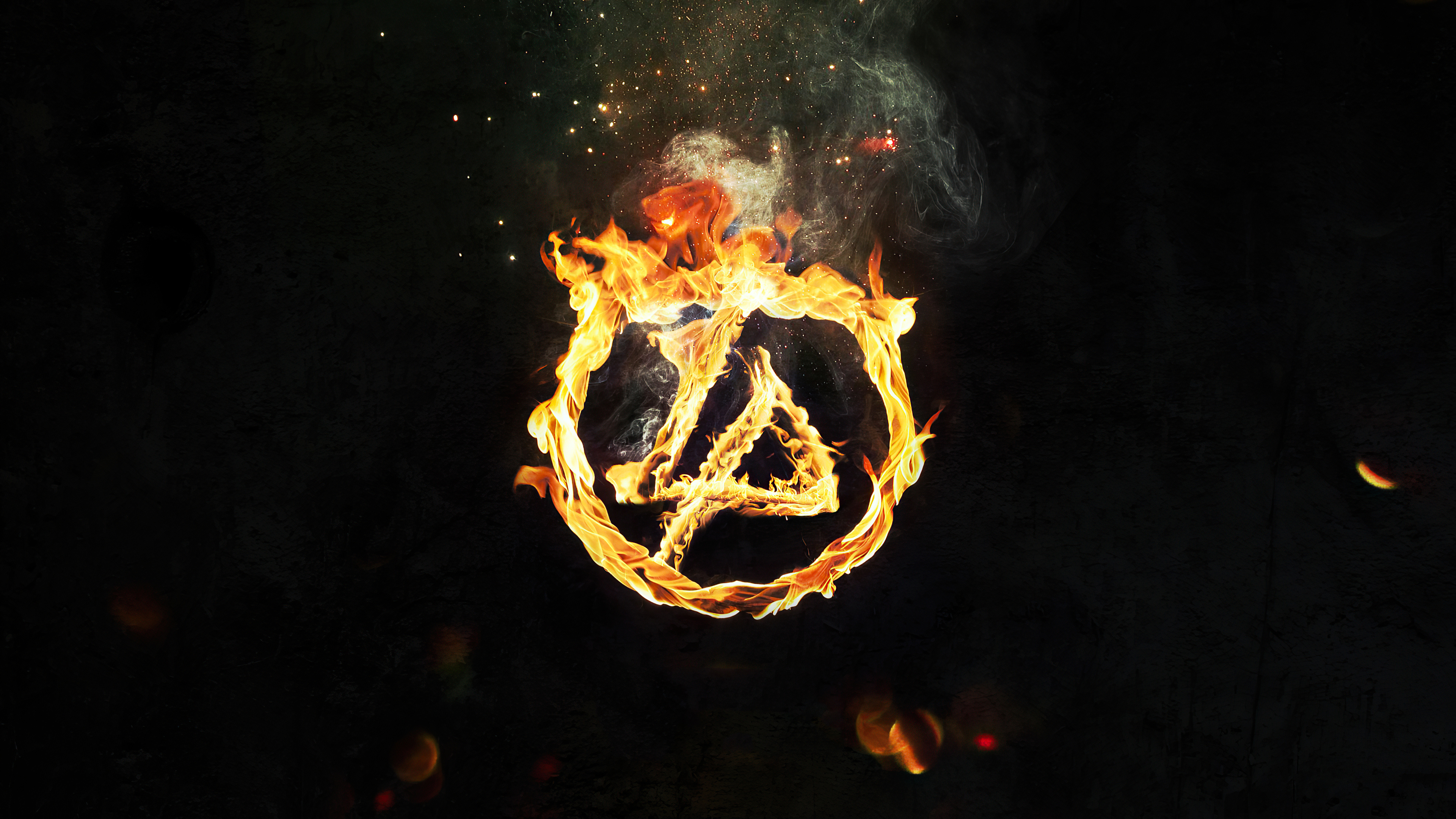 Linkin Park burning in the skies, High-resolution visuals, 3840x2160 4K Desktop