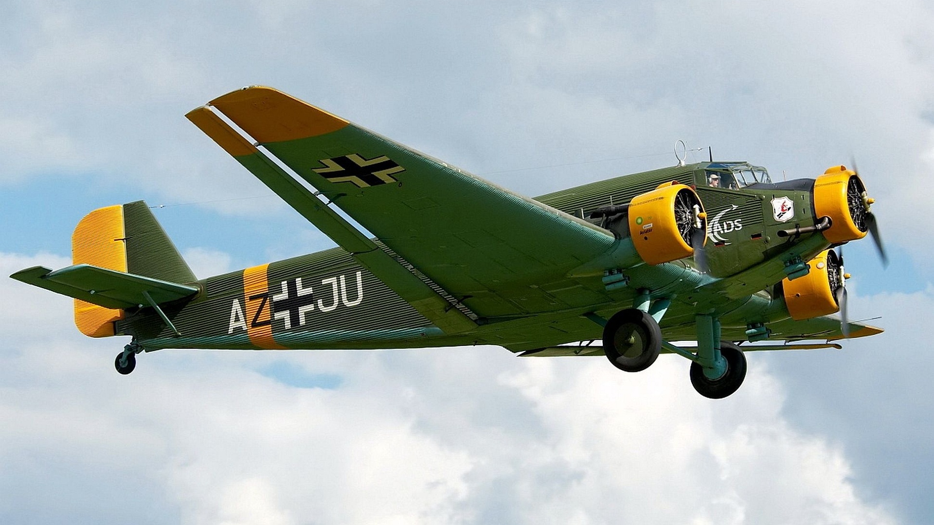 Junkers Airplane, Ju 52, High-definition wallpaper, 1920x1080 Full HD Desktop