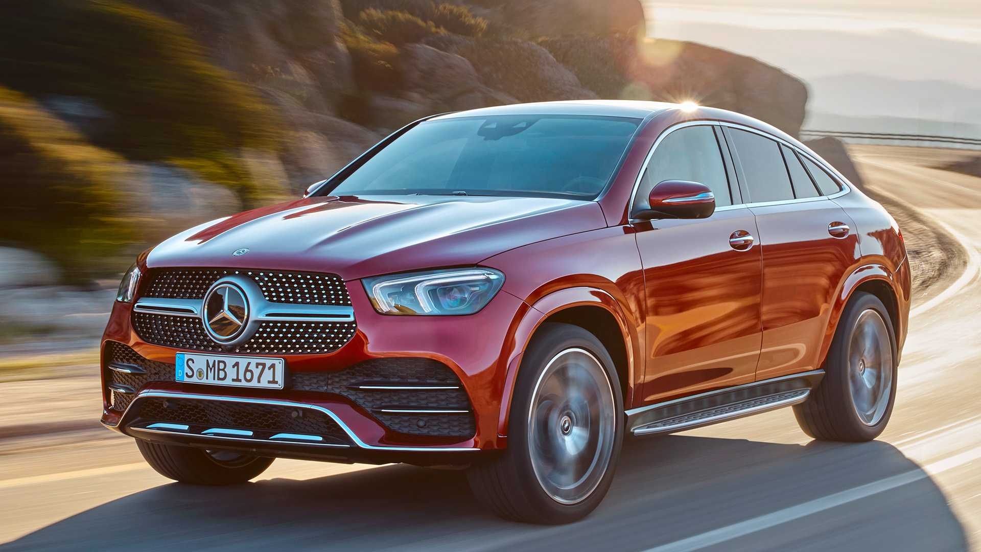Stylish Mercedes-Benz GLE, Coupe model, Sophisticated design, Top-level performance, 1920x1080 Full HD Desktop