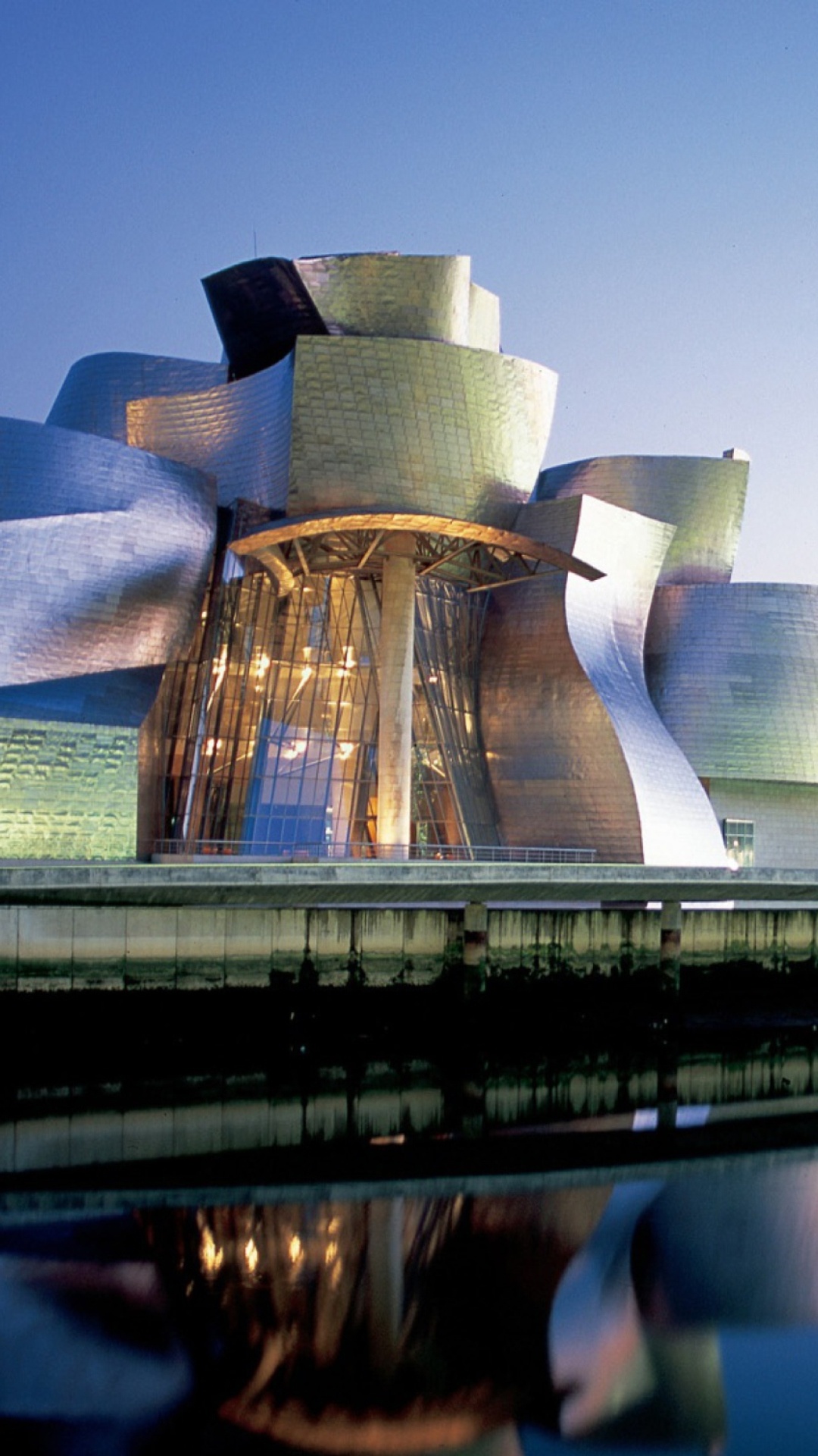 Guggenheim Museum, Bilbao, Spain, iPhone wallpaper, 1080x1920 Full HD Phone