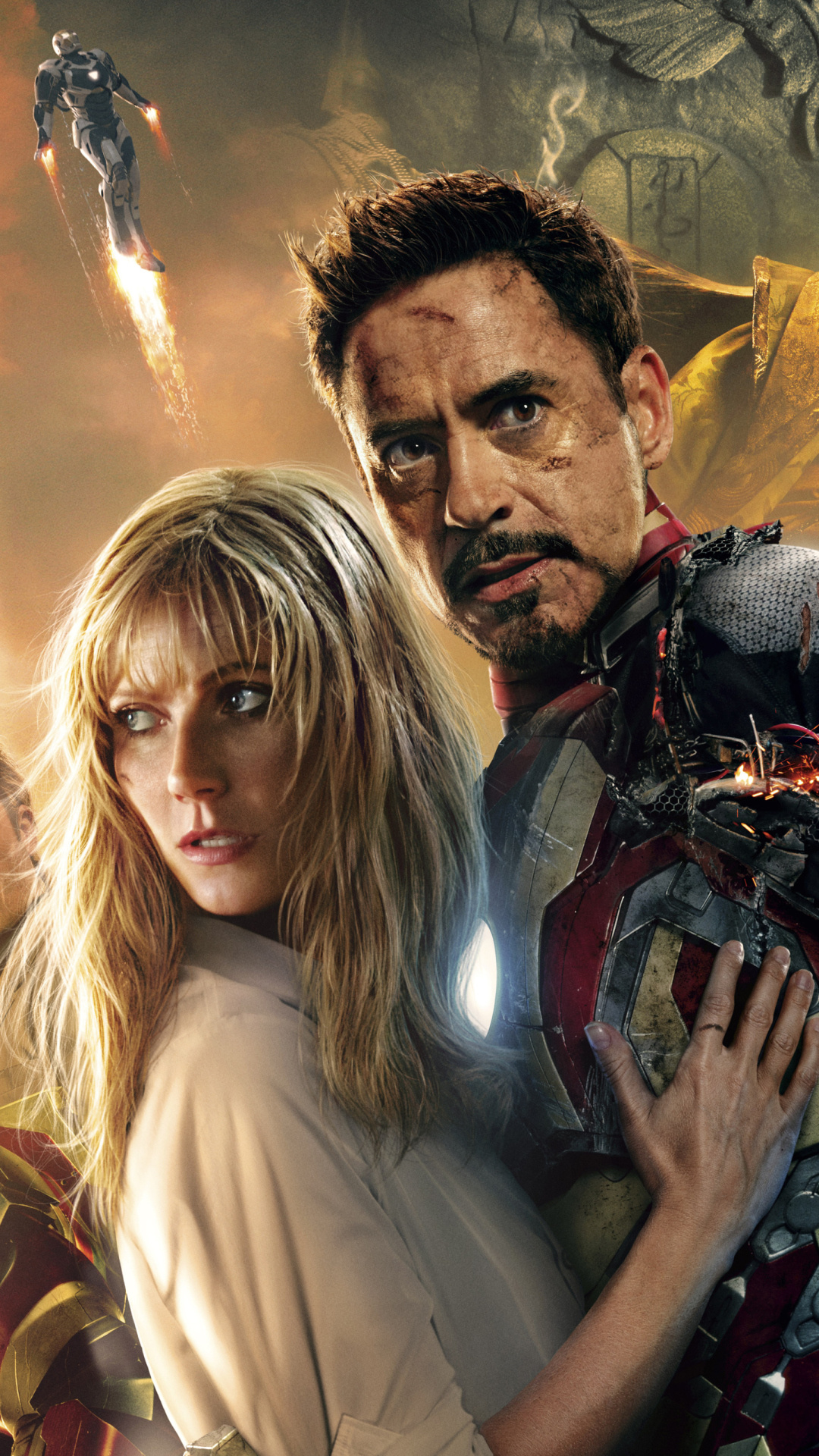 Robert Downey Jr.: Iron Man 3 character, Tony Stark, A genius inventor and billionaire industrialist. 1080x1920 Full HD Wallpaper.