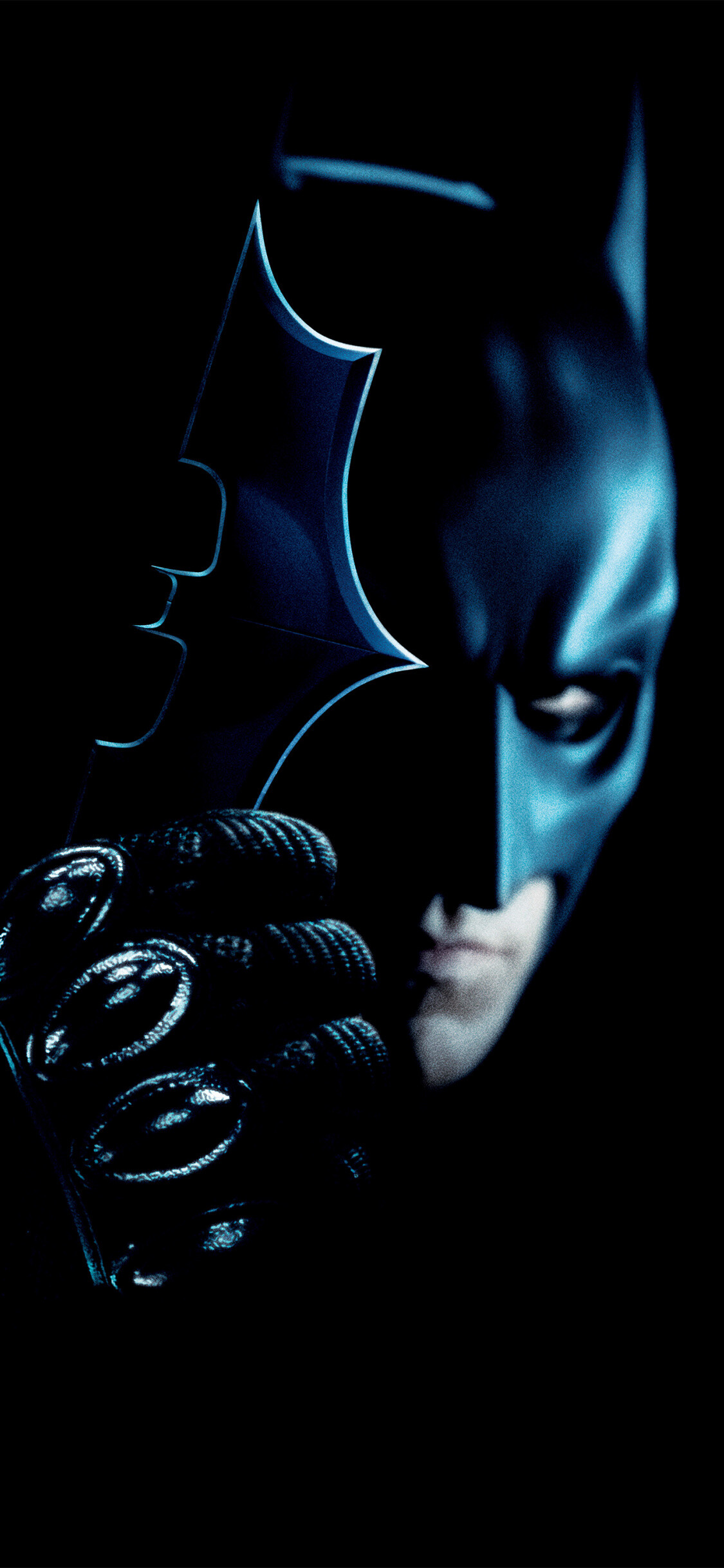 The Dark Knight: The first comic book movie to reach the $1 billion mark worldwide, Batman. 1130x2440 HD Background.