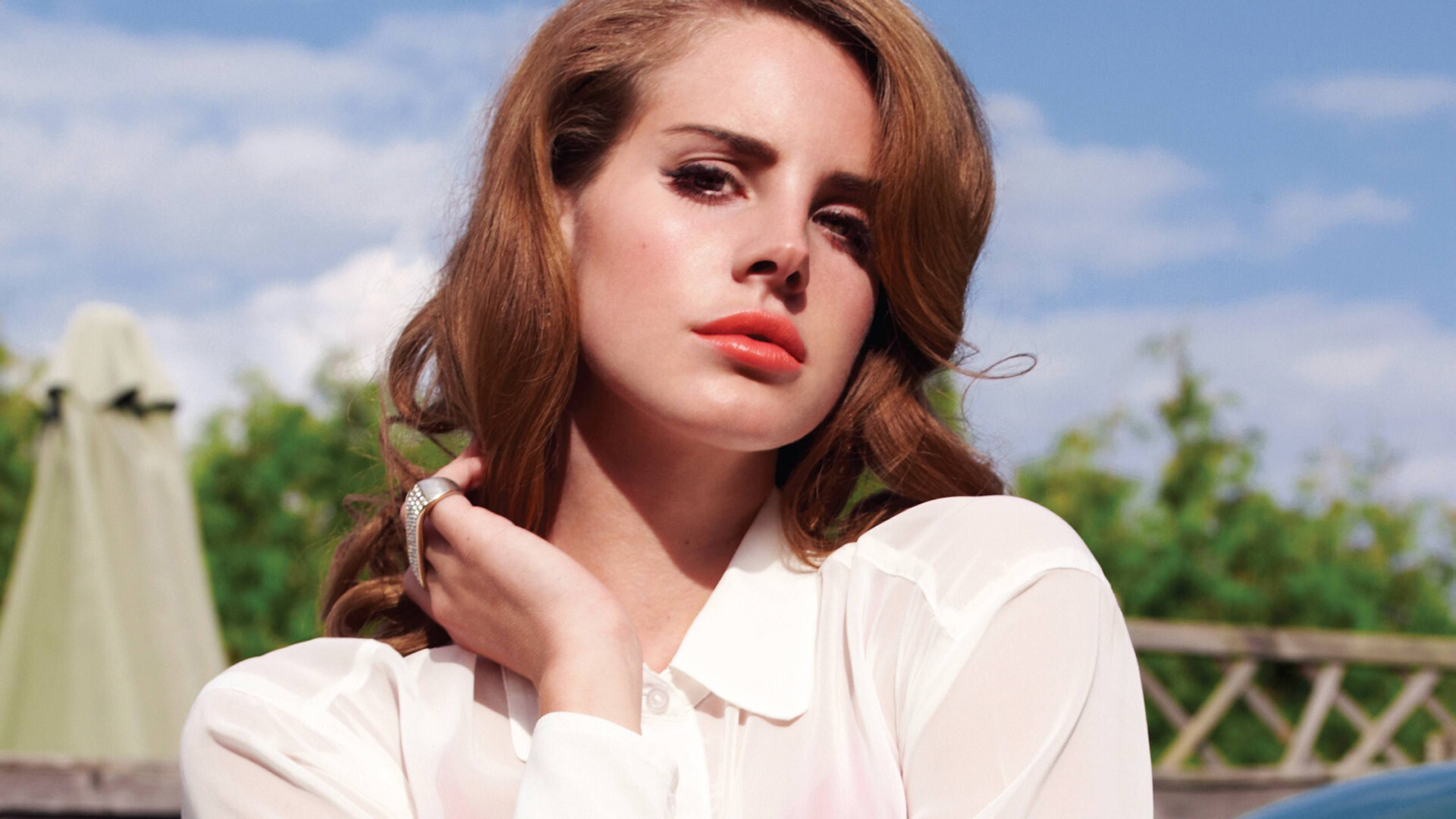 Lana Del Rey: The 'Video Games' singer, Known for her sentimental and highly personal songwriting. 1920x1080 Full HD Wallpaper.