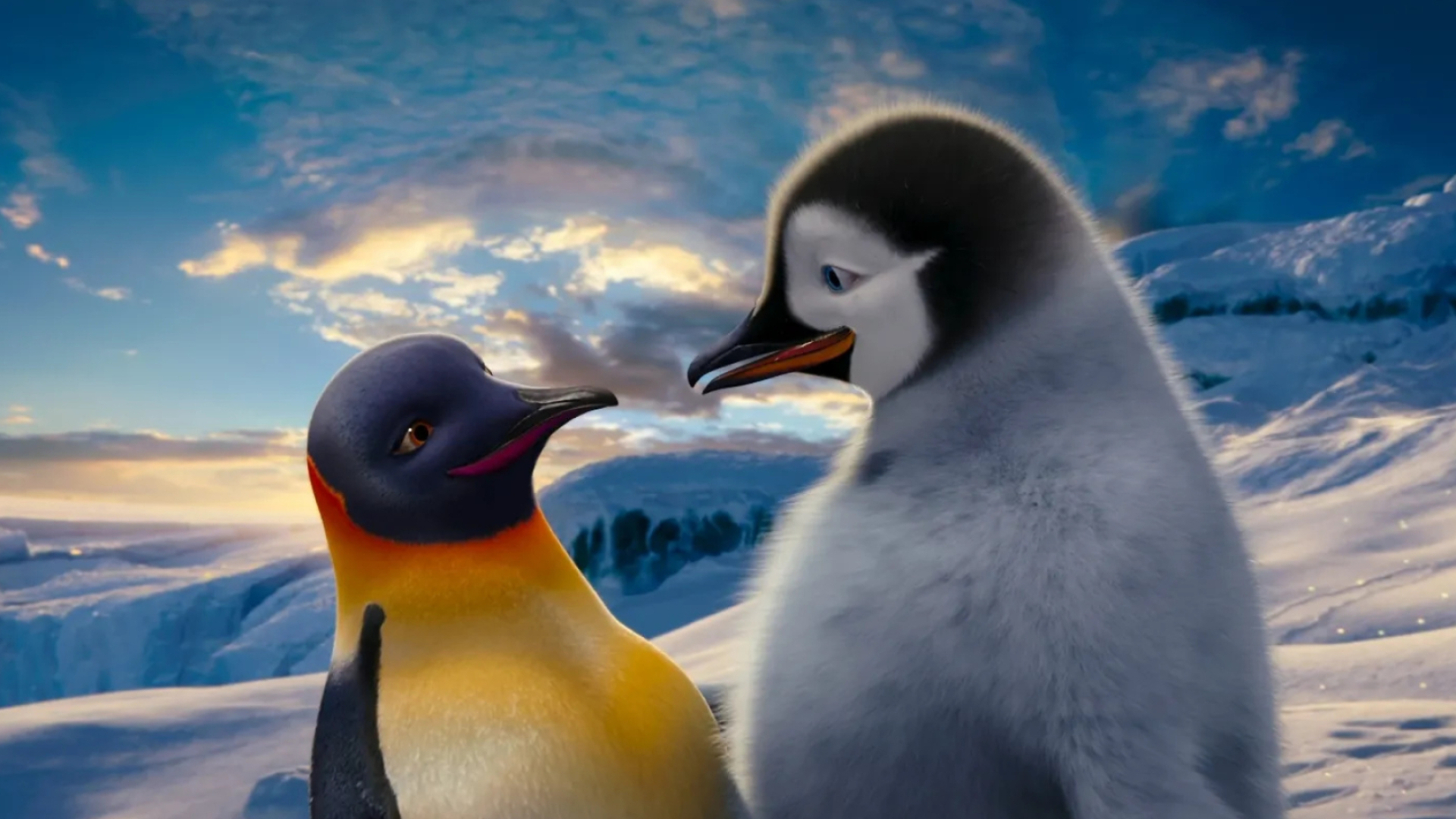 Happy Feet, 3D movie review, Animated penguins, Engaging storytelling, 1920x1080 Full HD Desktop
