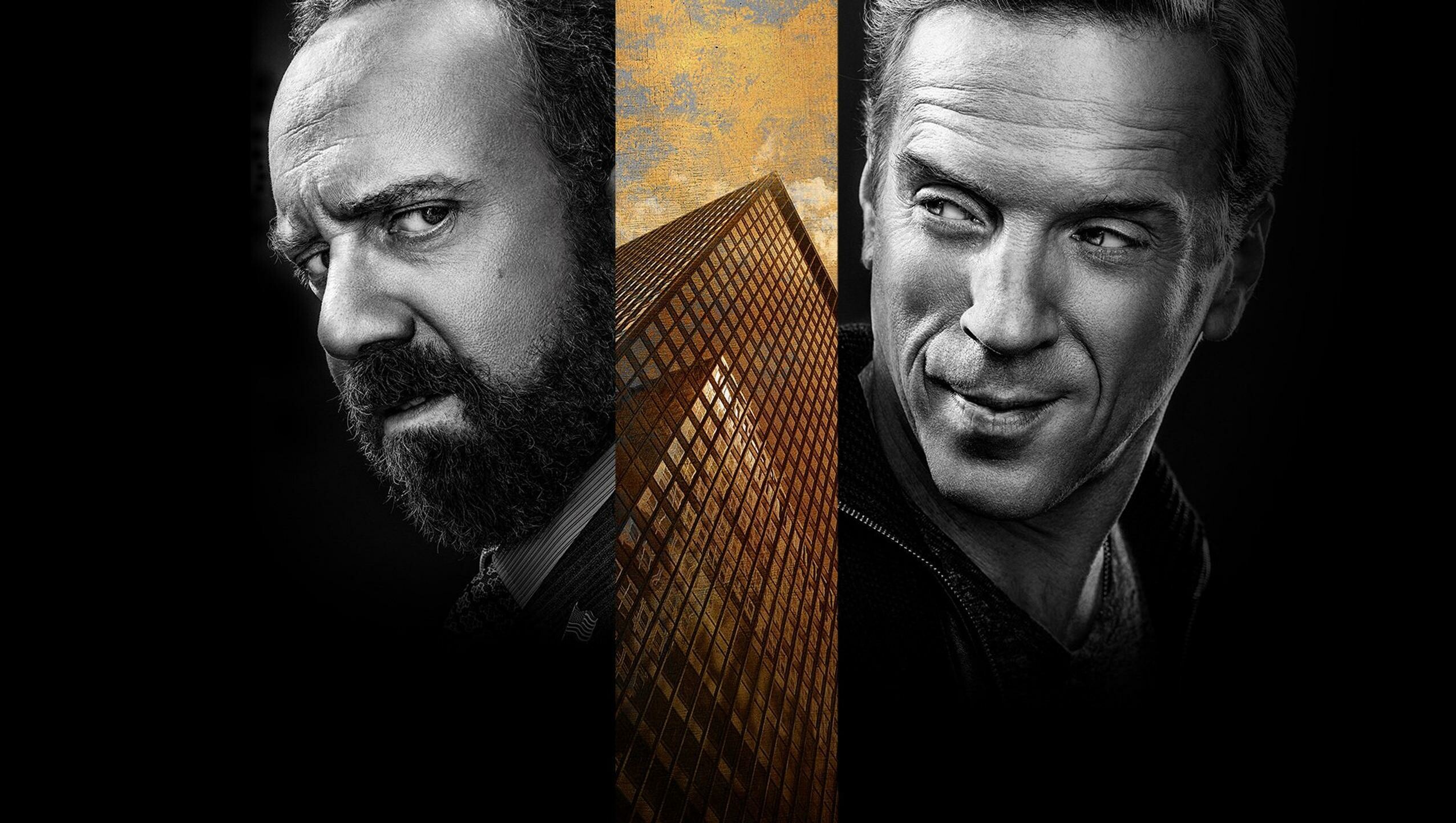 Billions: A complex drama about power politics in the world of New York high finance. 2560x1450 HD Background.