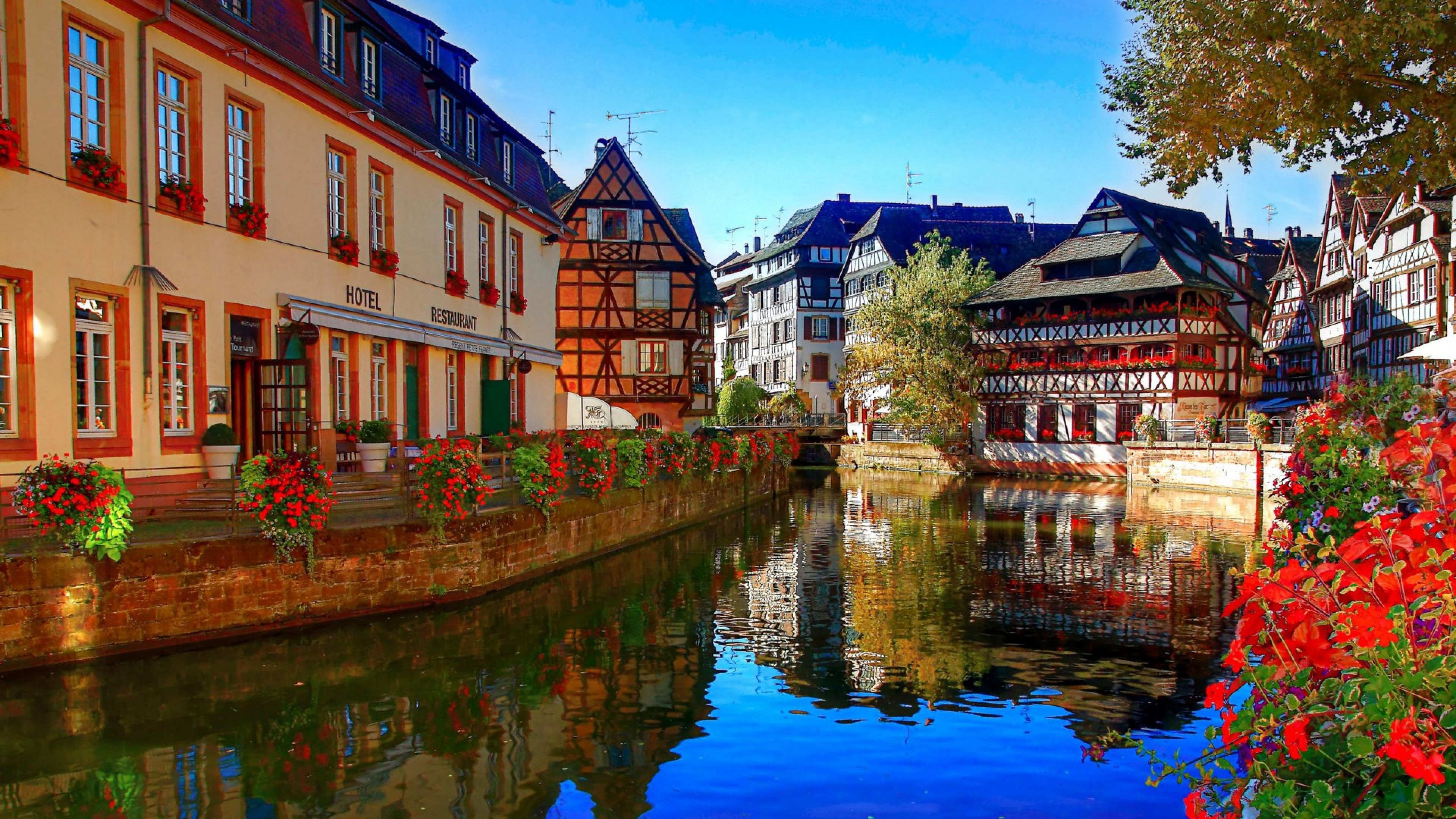 Strasbourg, France, 4k ultra HD wallpapers, Astonishing beauty, 3840x2160 4K Desktop