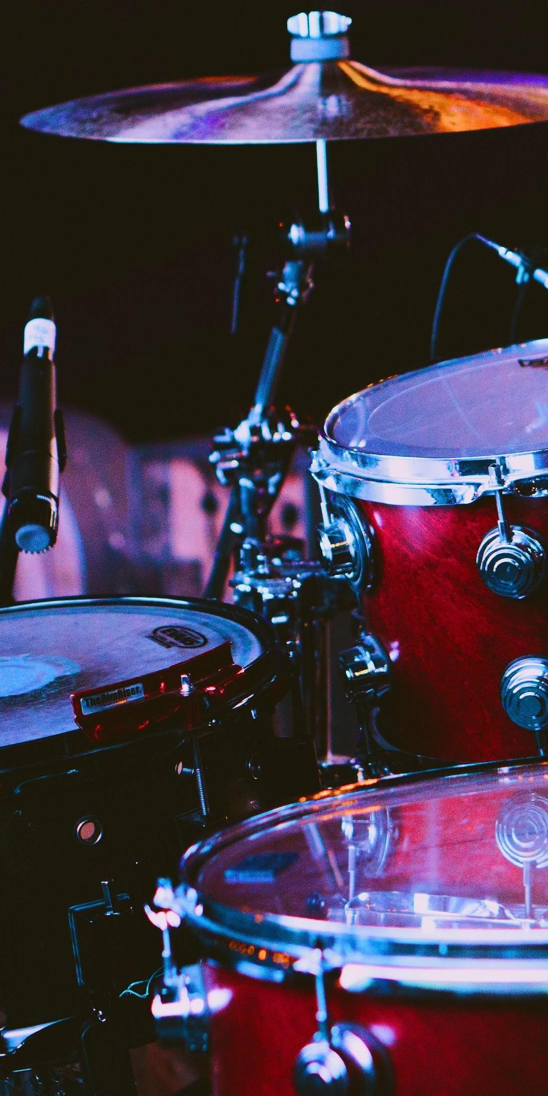 Drums: Drum Roll Sound Effect, Drum Experience, Concert, Show, Performance. 1080x2160 HD Background.