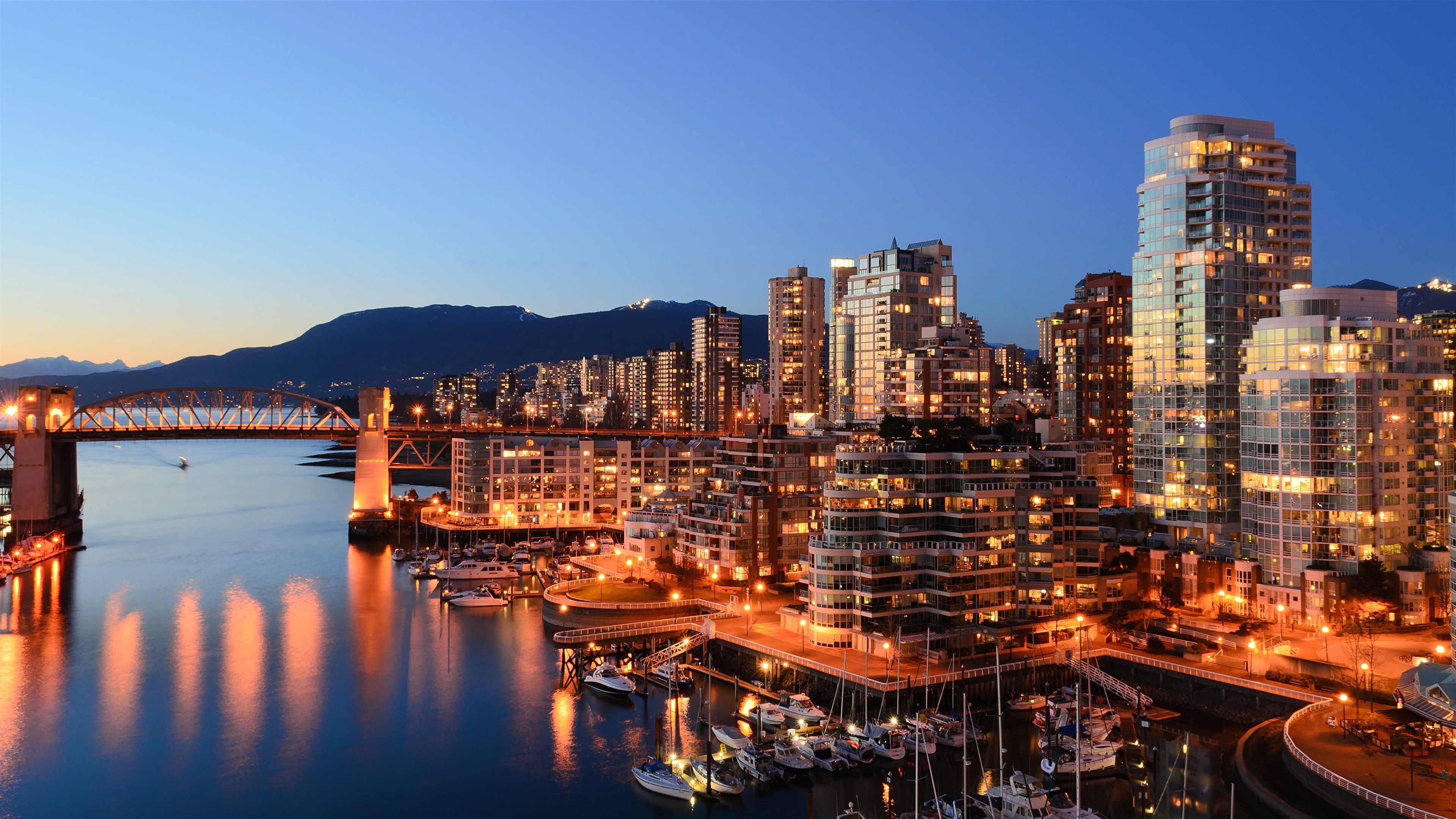 Vancouver Skyline, Travels, Breathtaking island, Majestic views, 3840x2160 4K Desktop